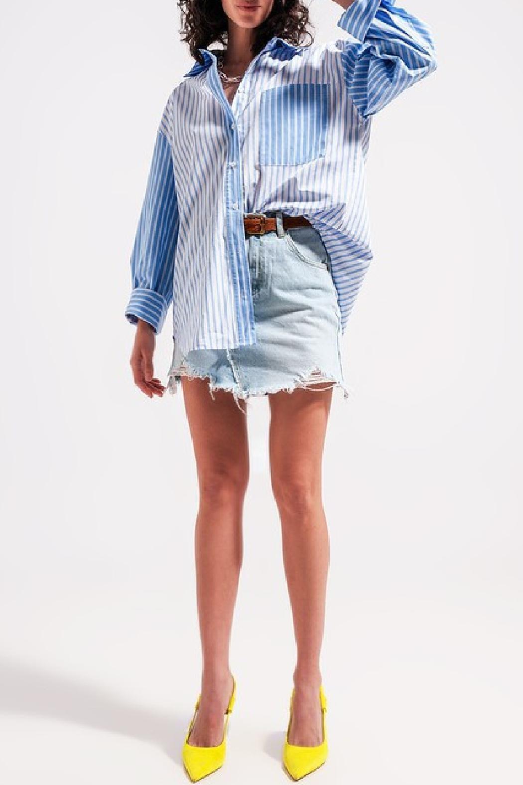 Raw Hem Denim Product Image