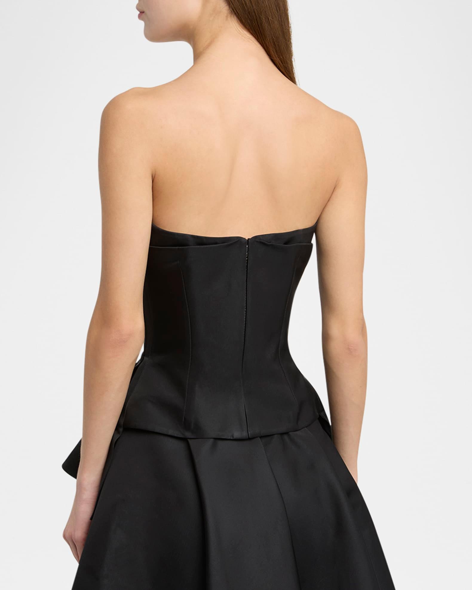 Strapless Peplum Bustier Top Product Image