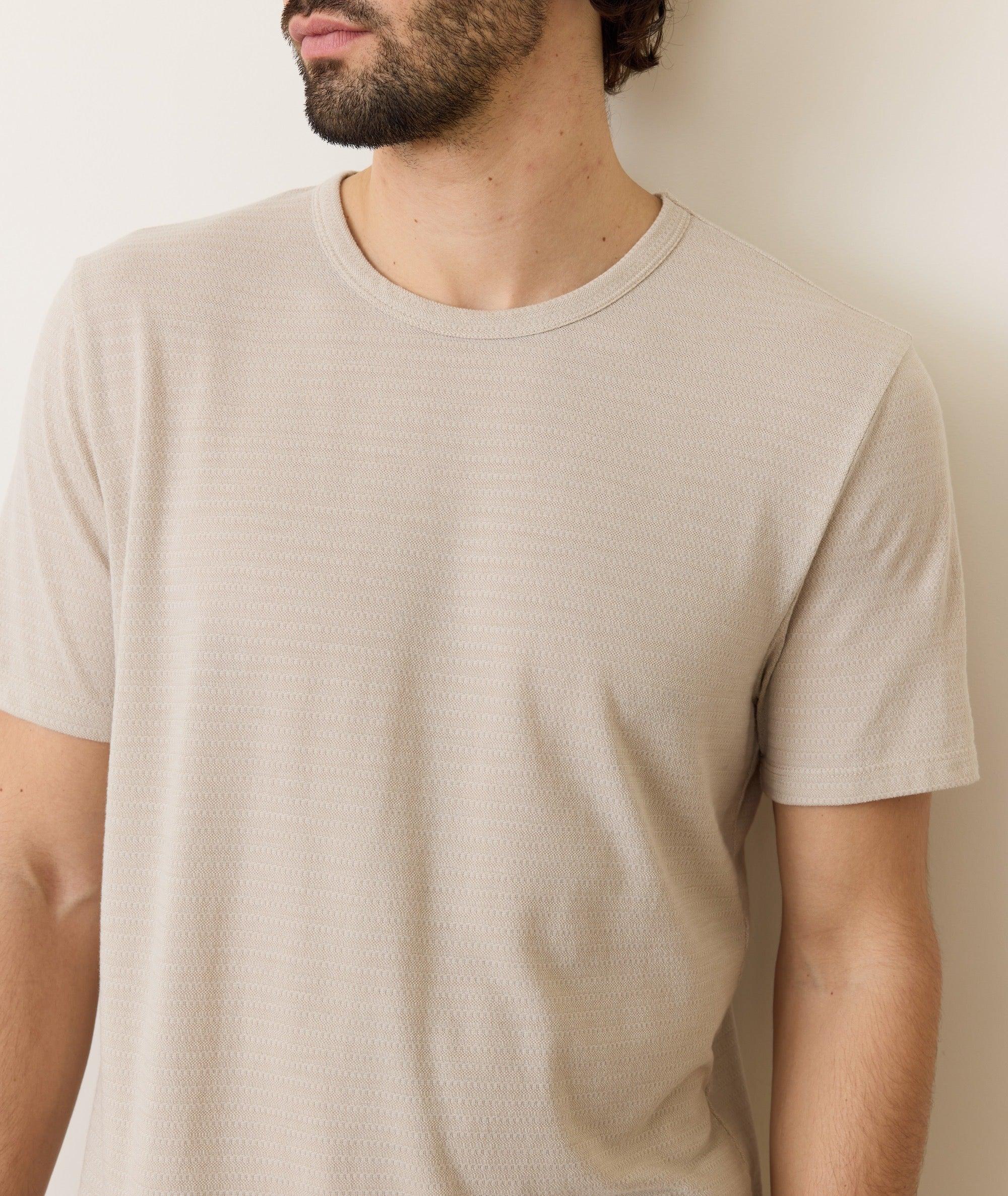 Signature Jacquard Crew Tee Product Image