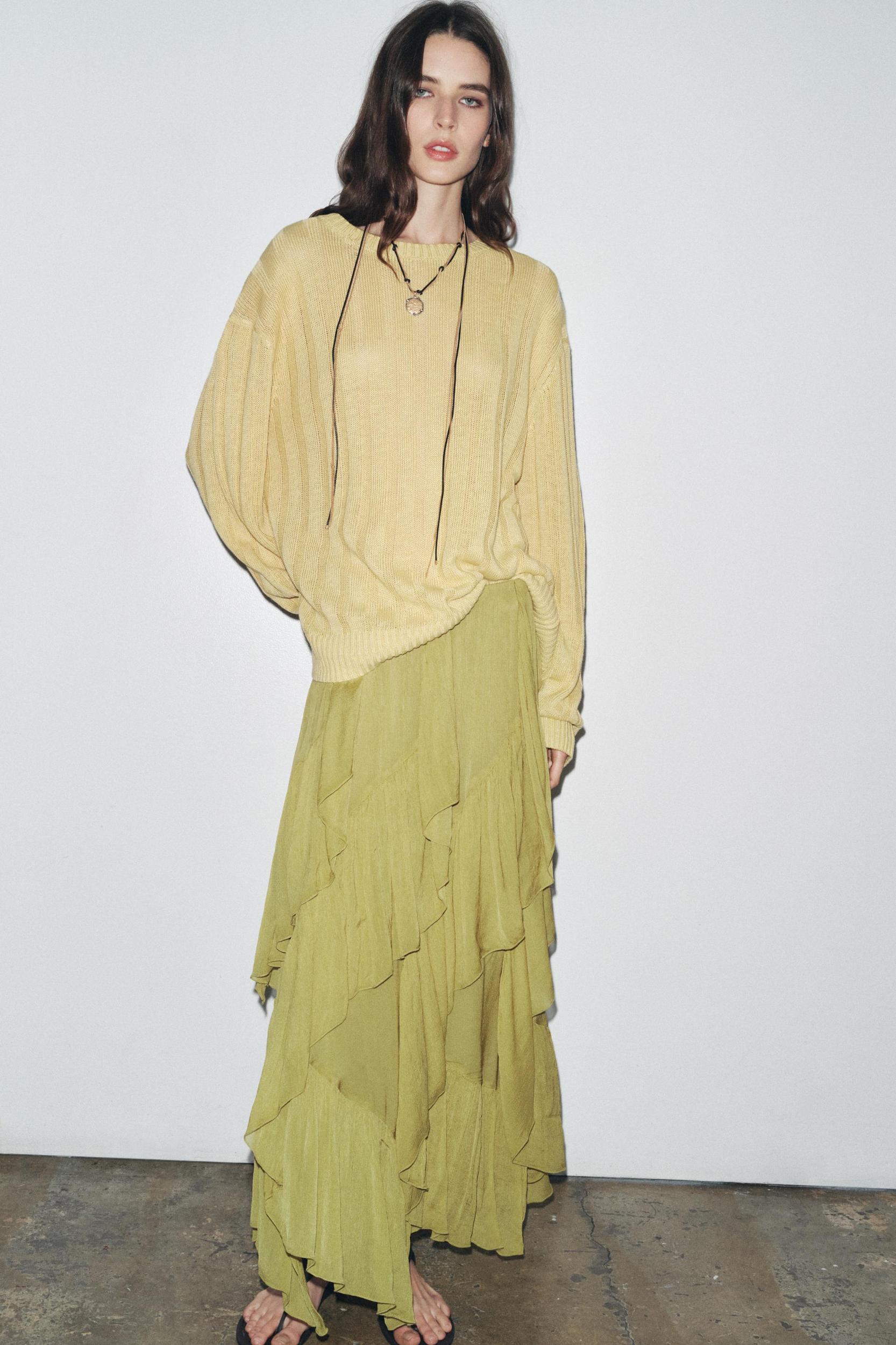 ZW COLLECTION RUFFLED SKIRT Product Image