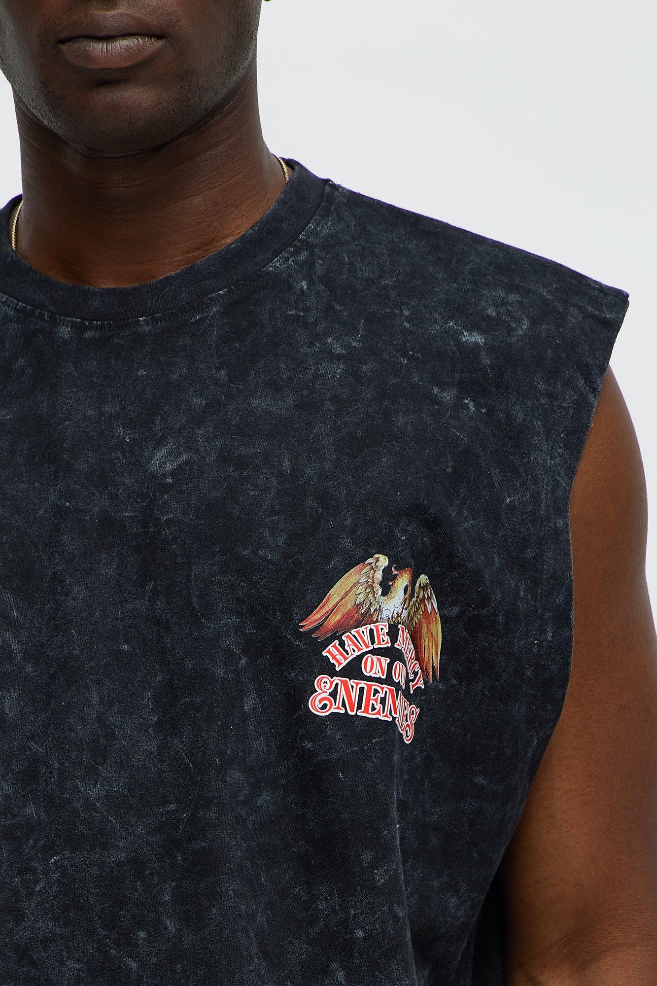 Built For Chaos Muscle Tee - Grey Product Image