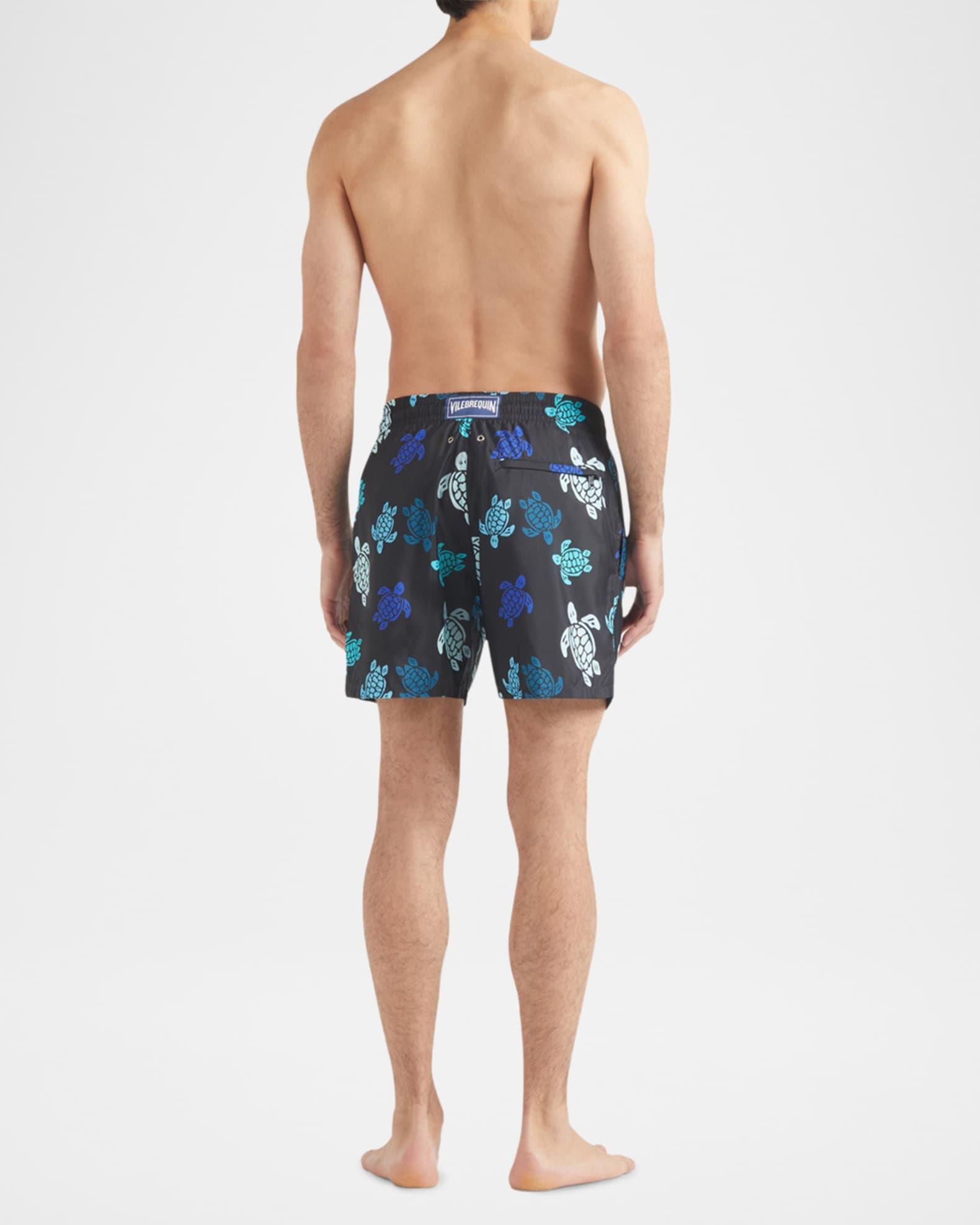 Vilebrequin Men's Multicolor Tortues Ultra-Light and Packable Swim Shorts Product Image