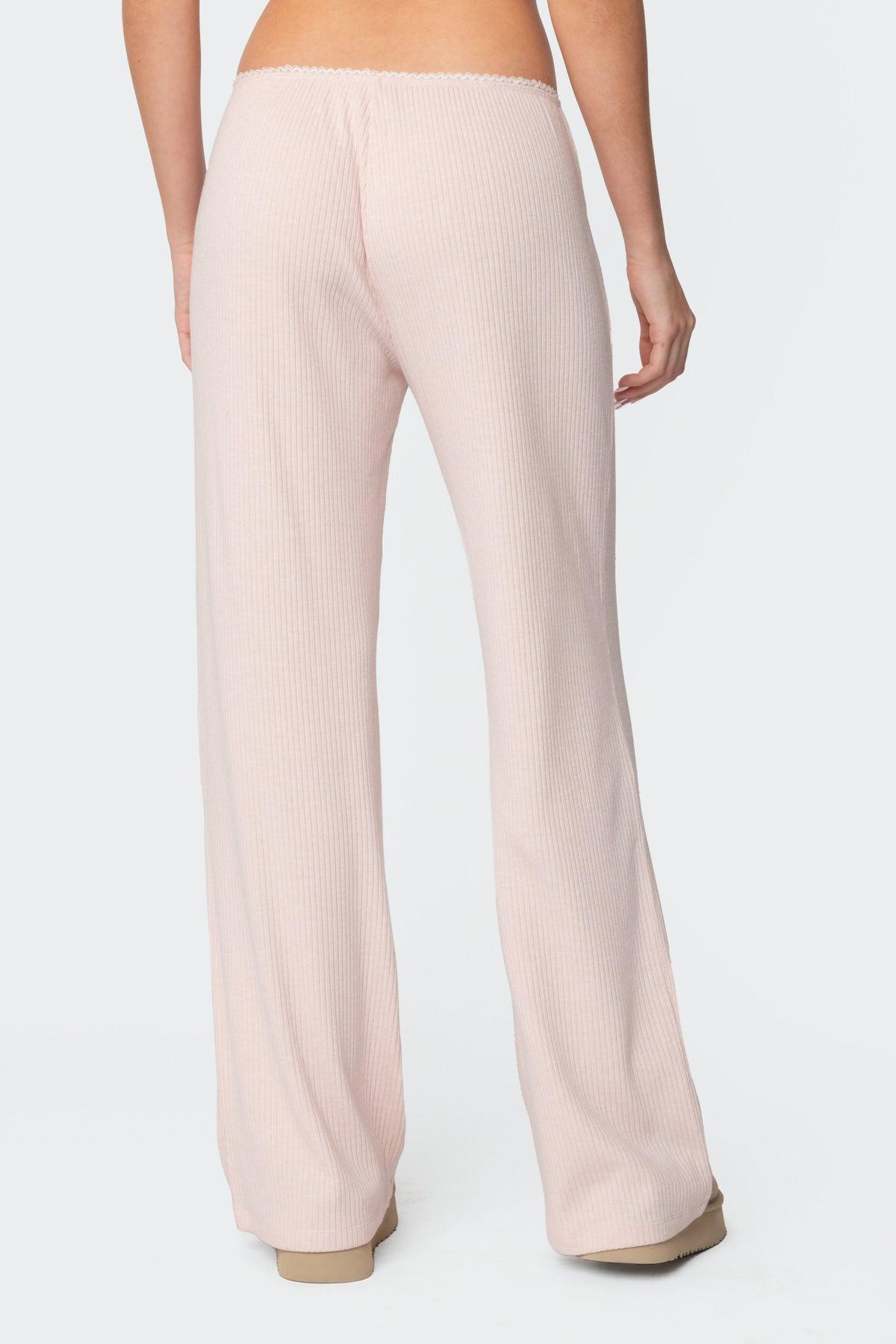 Roselle Ribbed Pants Product Image