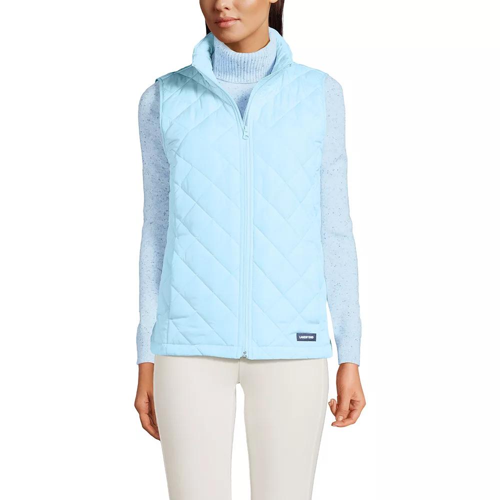 Women's Lands' End Insulated Vest, Size: XL, Subtle Blue Product Image