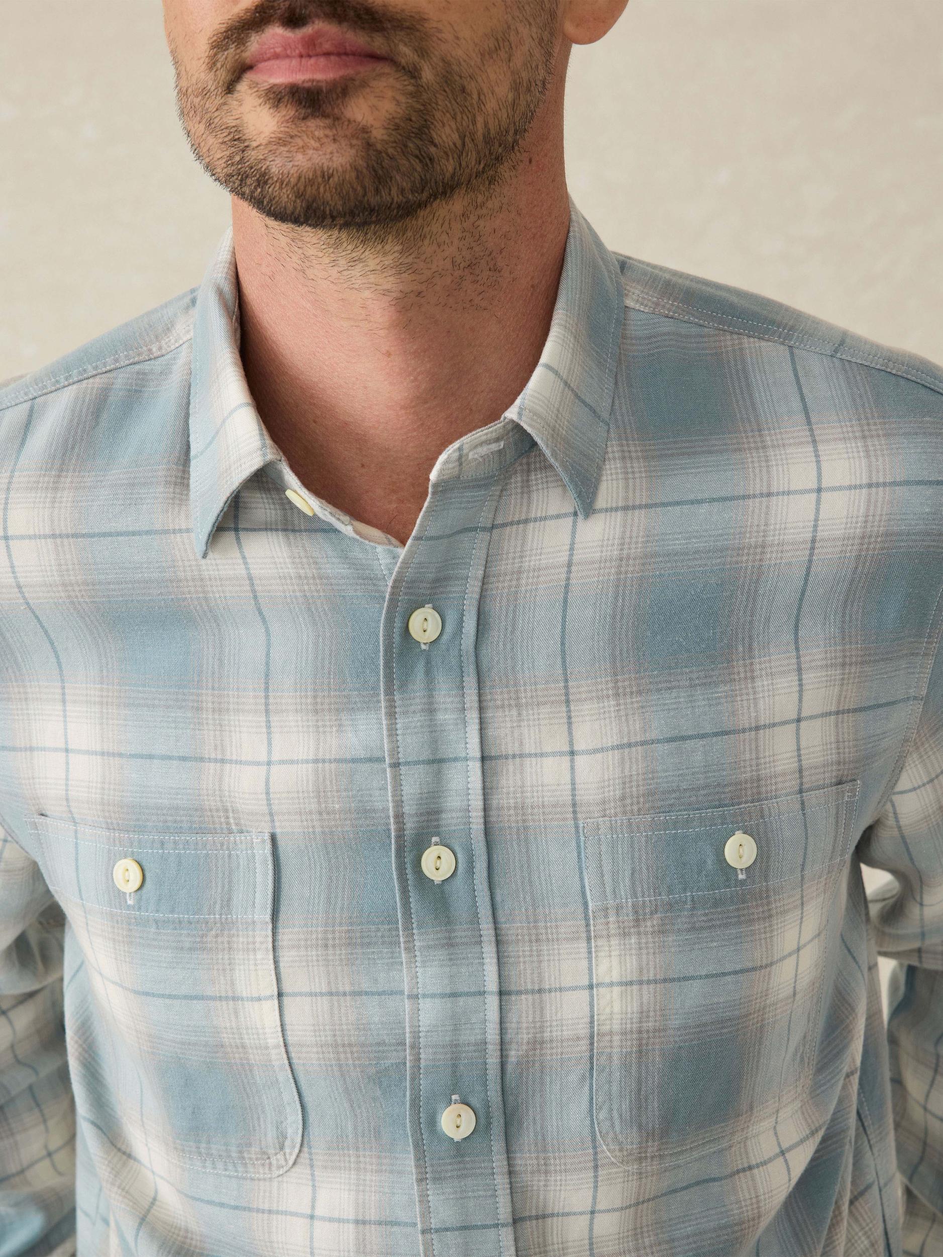 Tried & True Chambray Workshirt - Emerald Coast Plaid Male Product Image