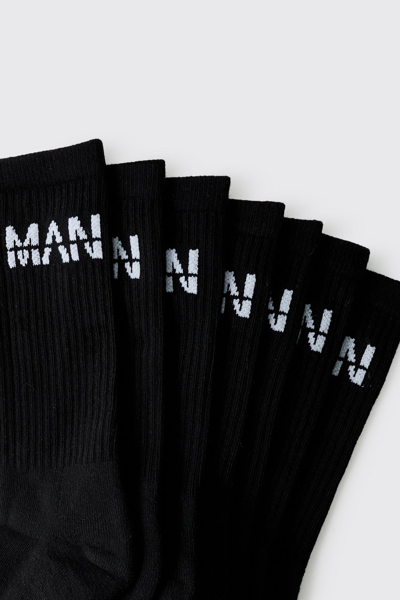 7 Pack Man Sport Socks | boohooMAN USA Product Image