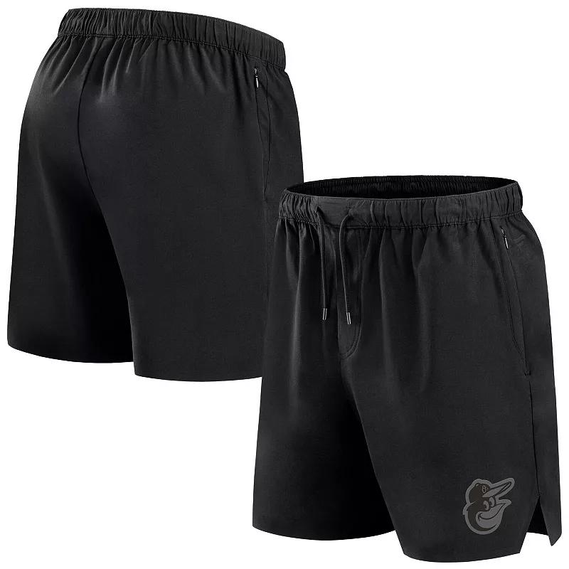 Men's Fanatics Signature Black Seattle Mariners Front Office Woven Shorts,  Product Image