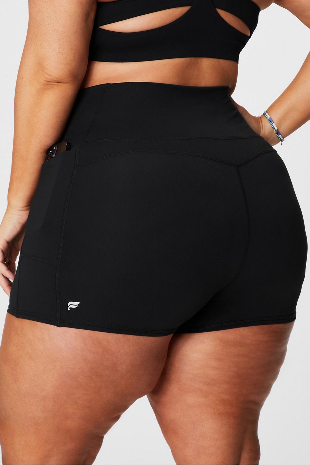Fabletics Oasis High-Waisted 2 Short Womens black plus Size 2X Product Image