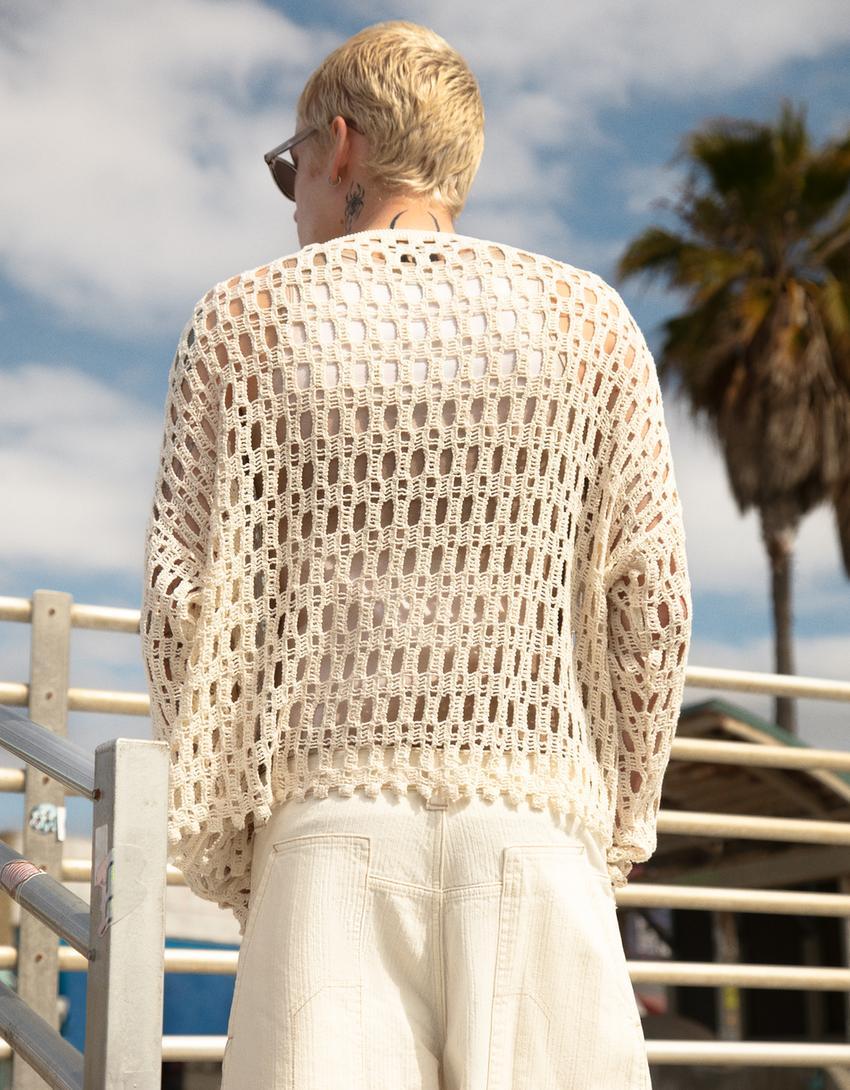 Open-knit sweater Product Image