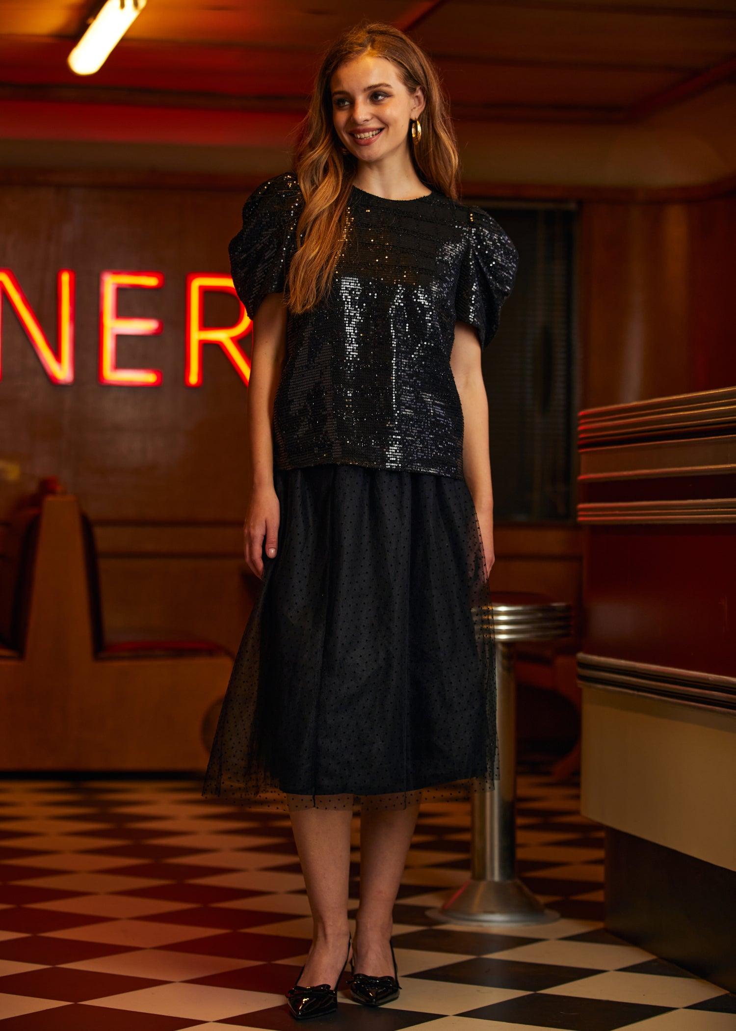 Festive Frolic Bubble Sleeve Crew Product Image