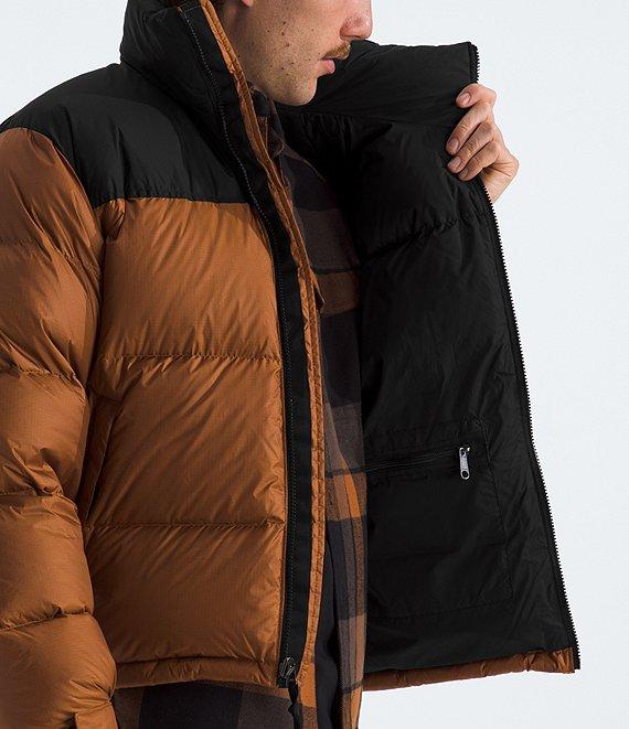 The North Face 1996 Retro Nuptse Long Sleeve Color Block Jacket Product Image