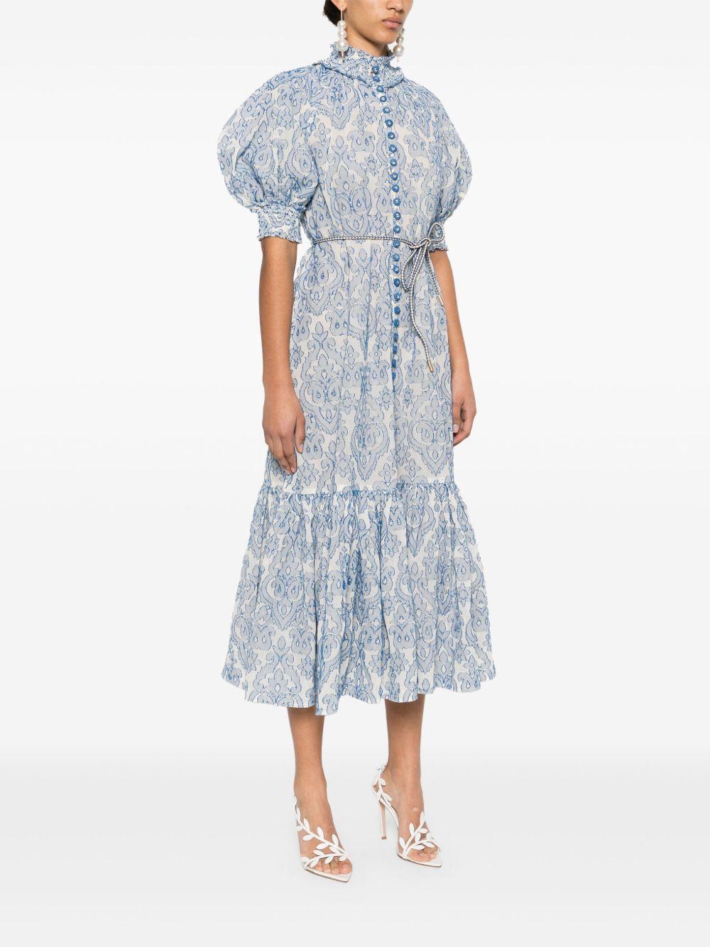 Wylie Lantern midi dress Product Image