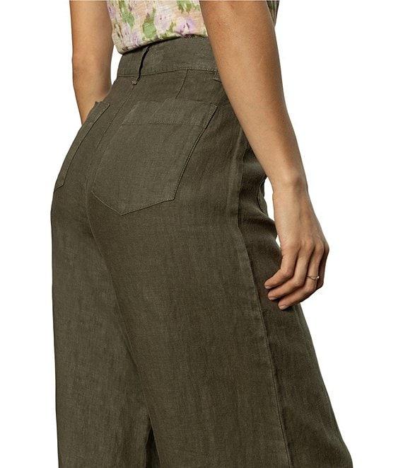 Sanctuary The Linen Marine Wide Leg Pants Product Image