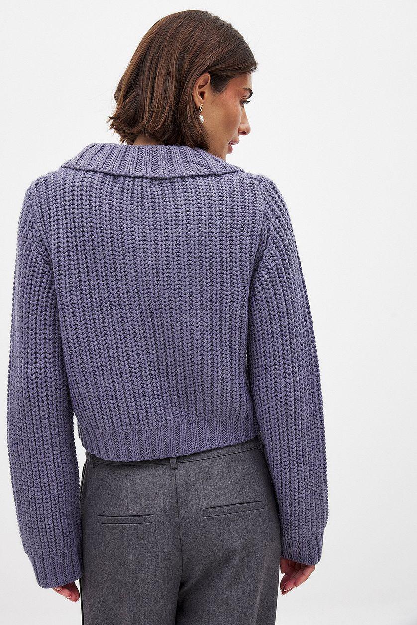 Knitted Cardigan Offwhite Product Image