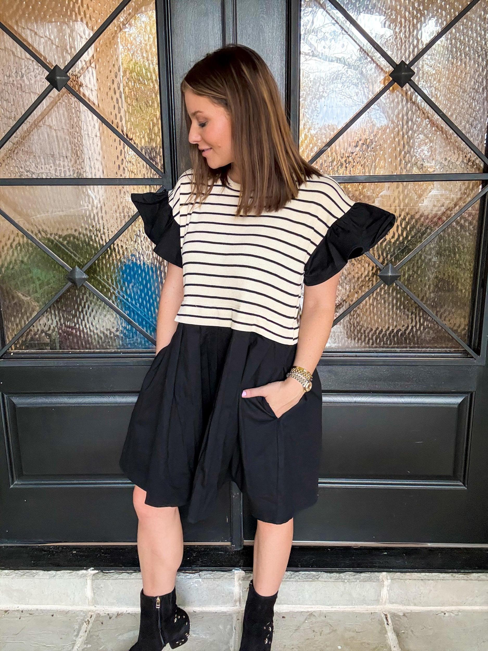 Joanna Stripe Dress Product Image