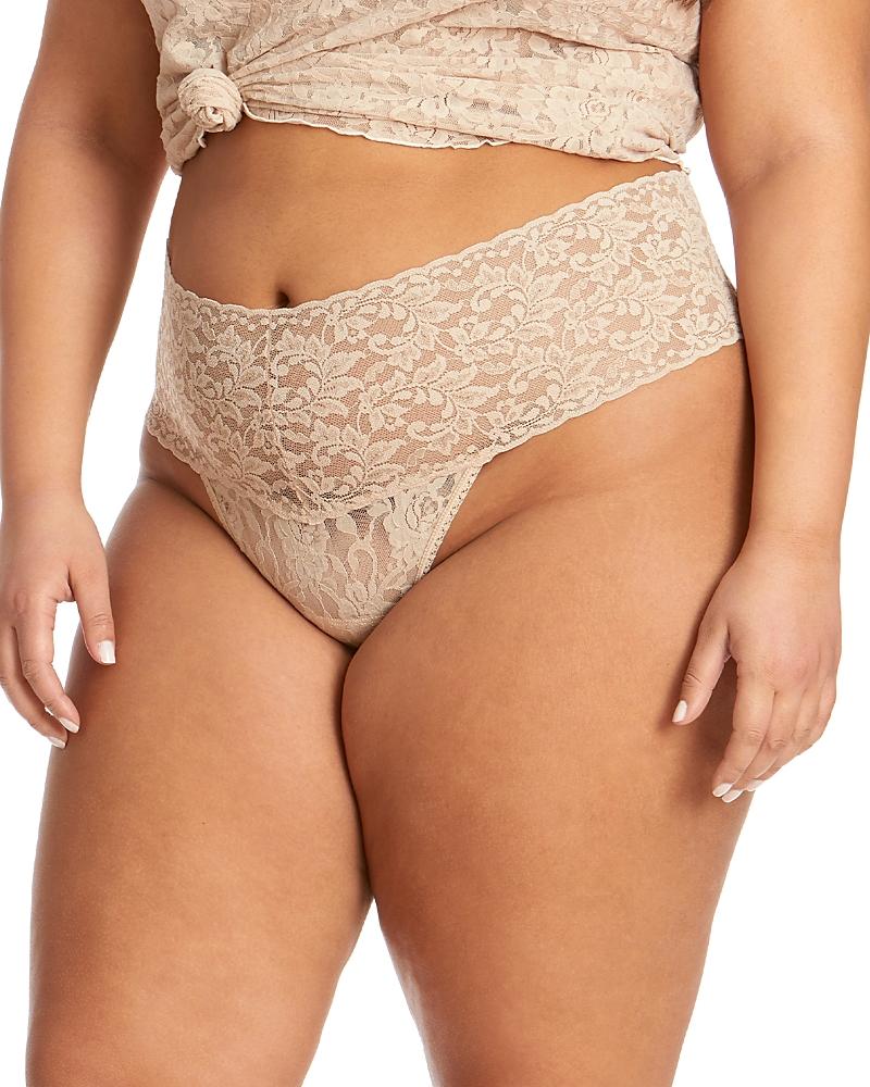Hanky Panky Extended Size Retro Lace Thong Product Image