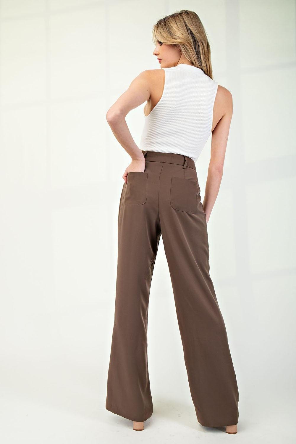 The Sabrina Straight Leg Pant, 2 Colors (Small-Large) Product Image
