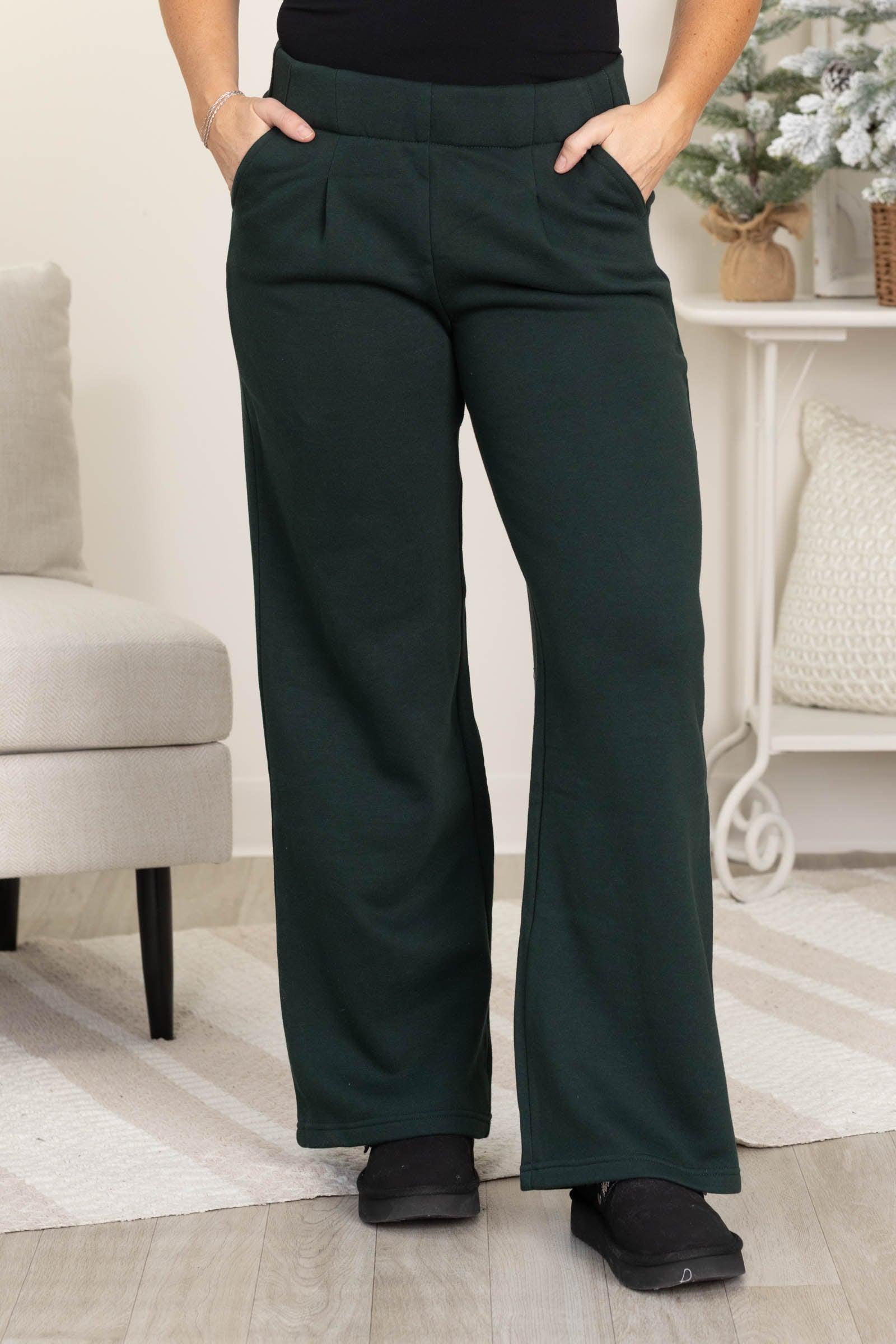 Fleece Pleated Trouser Lounge Pants Product Image