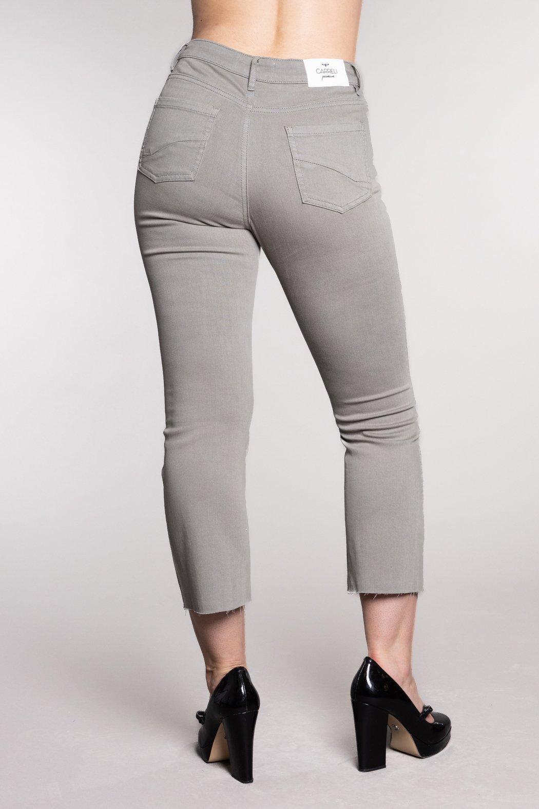 Green Straight Leg Ankle Jeans Product Image