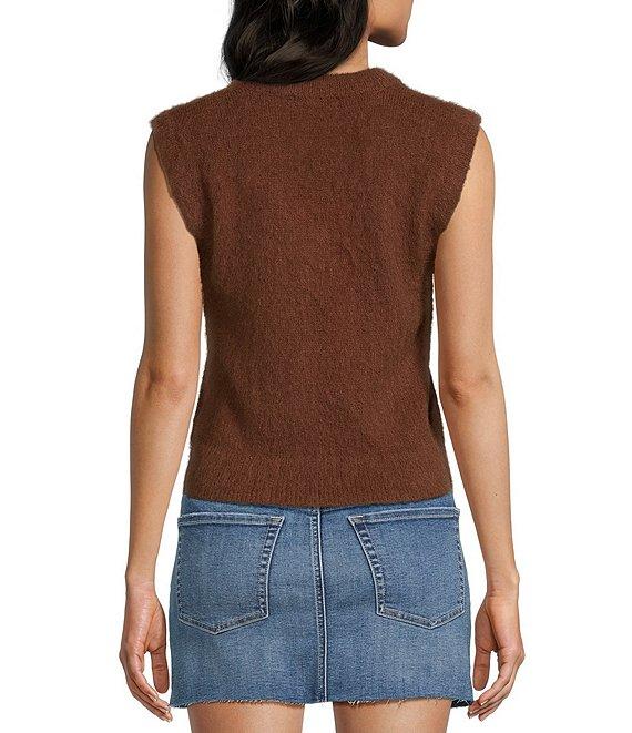 Copper Key Shrunken Sweater Vest Product Image