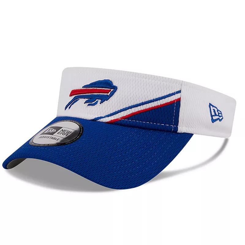 Men's New Era  White/Royal Buffalo Bills 2023 Sideline Adjustable Visor Product Image