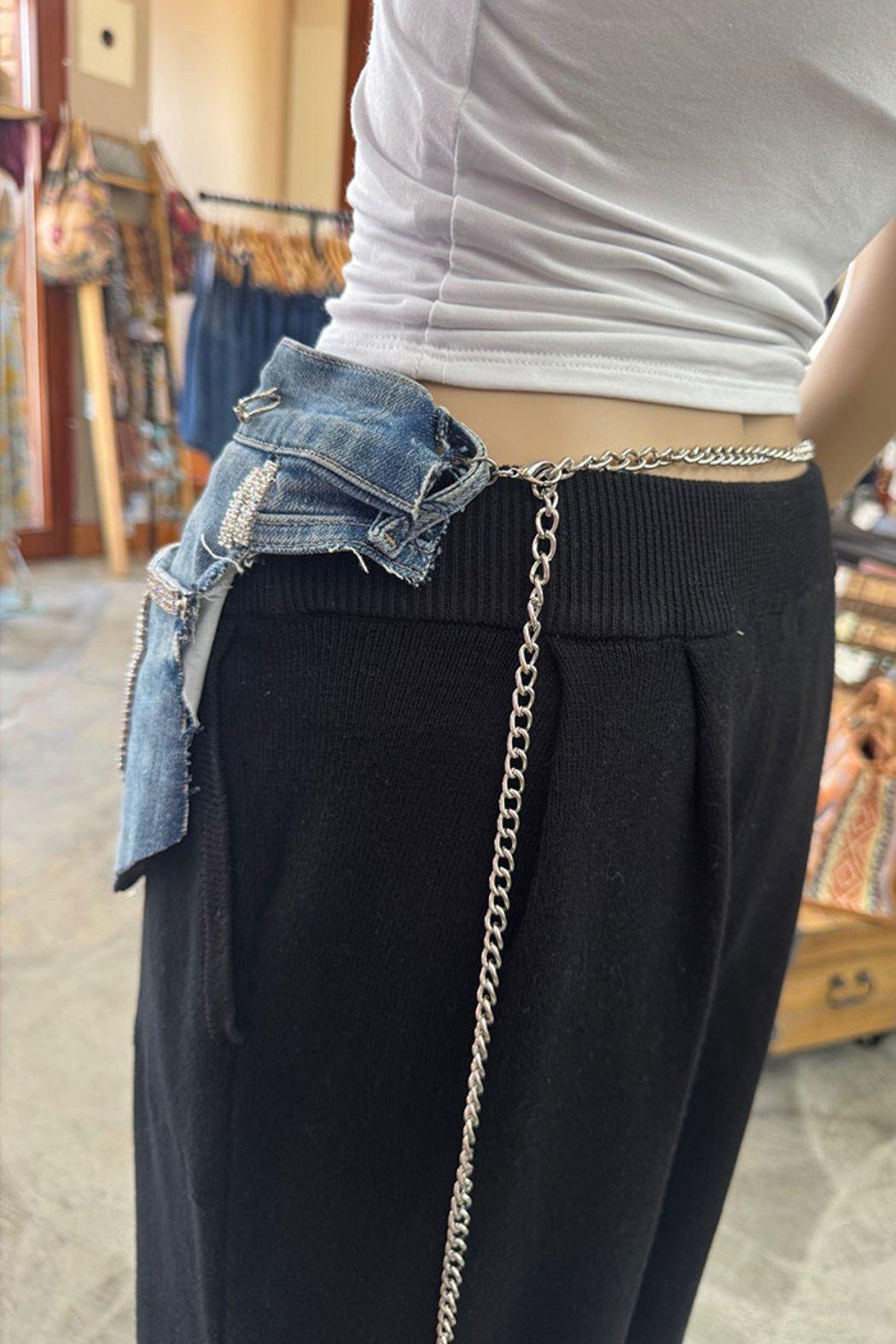 Reworked Frame Jean Belt Product Image