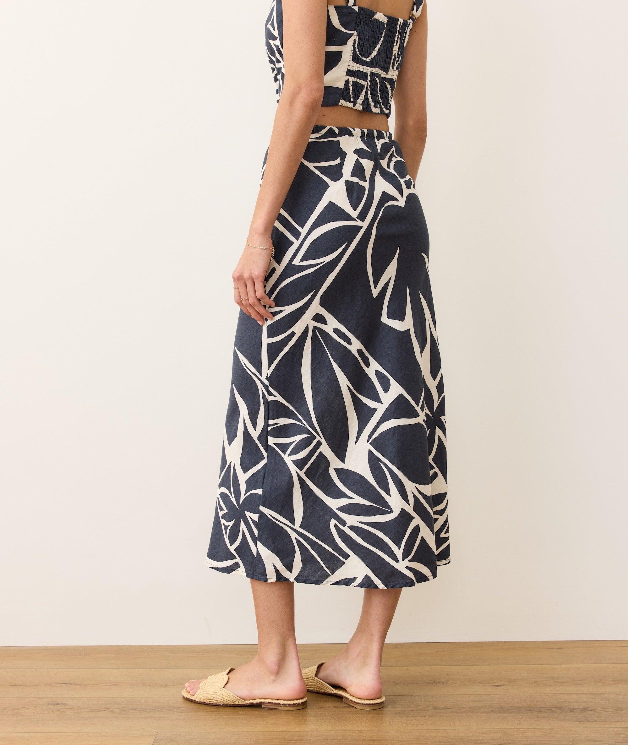 Avery Hemp Midi Skirt Product Image