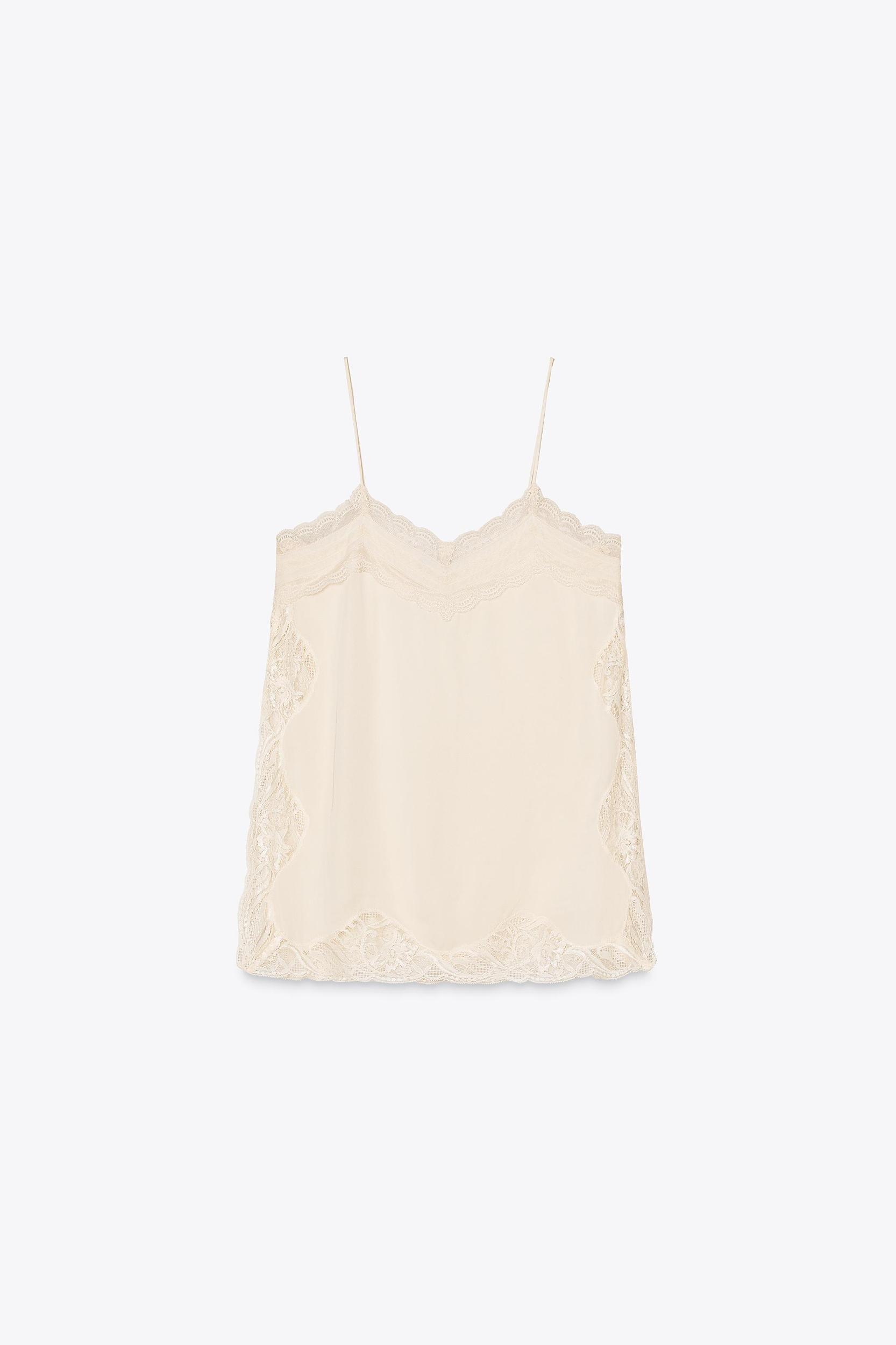 ZW COLLECTION LACE SLIT TOP Product Image