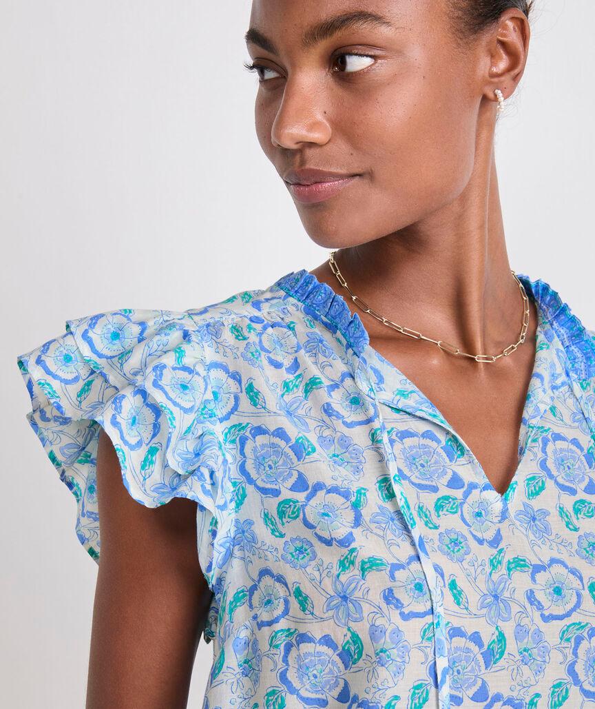 Adare Double Ruffle Top Product Image