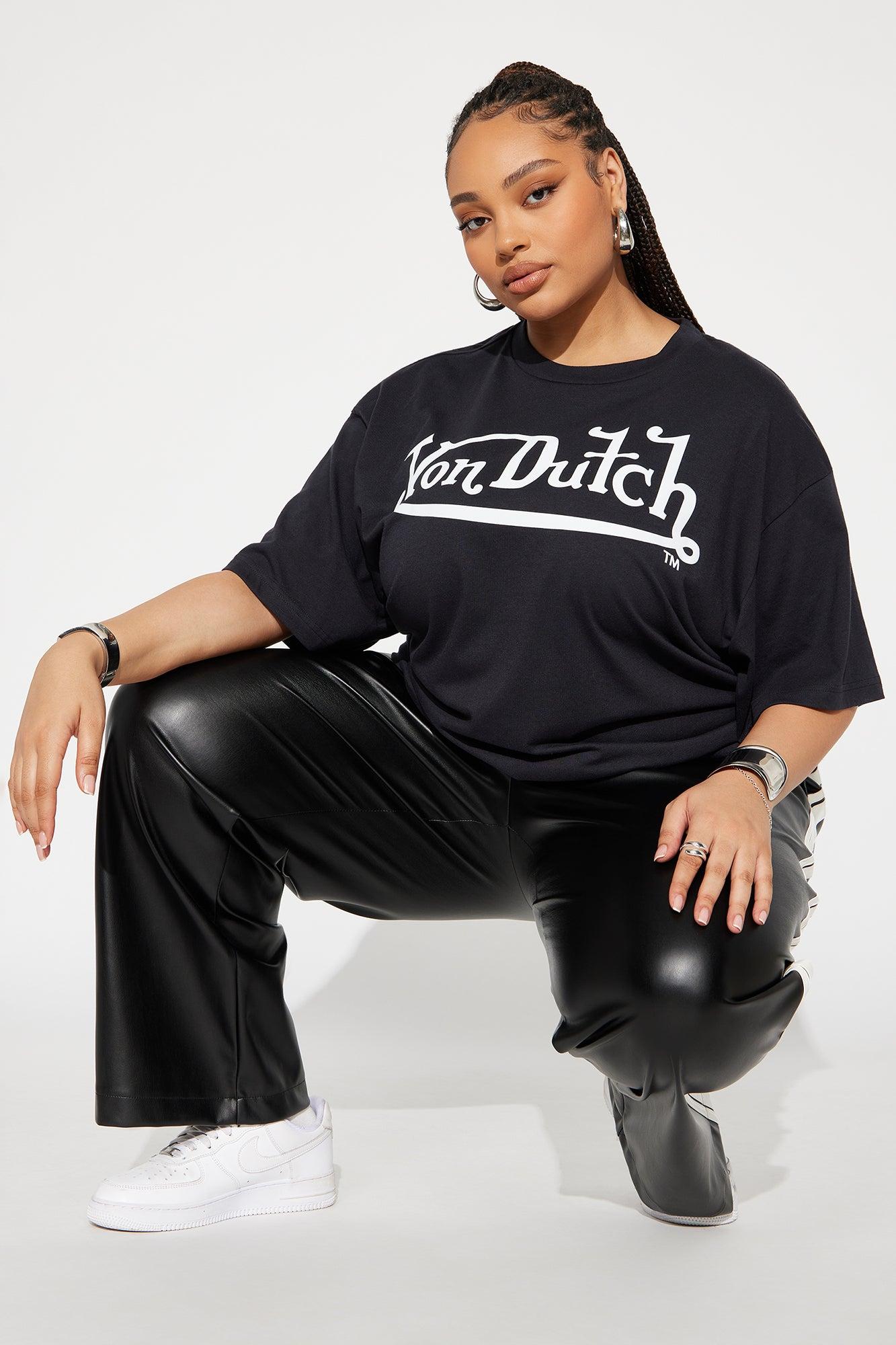 Von Dutch Classic Oversized Tee - Black Product Image