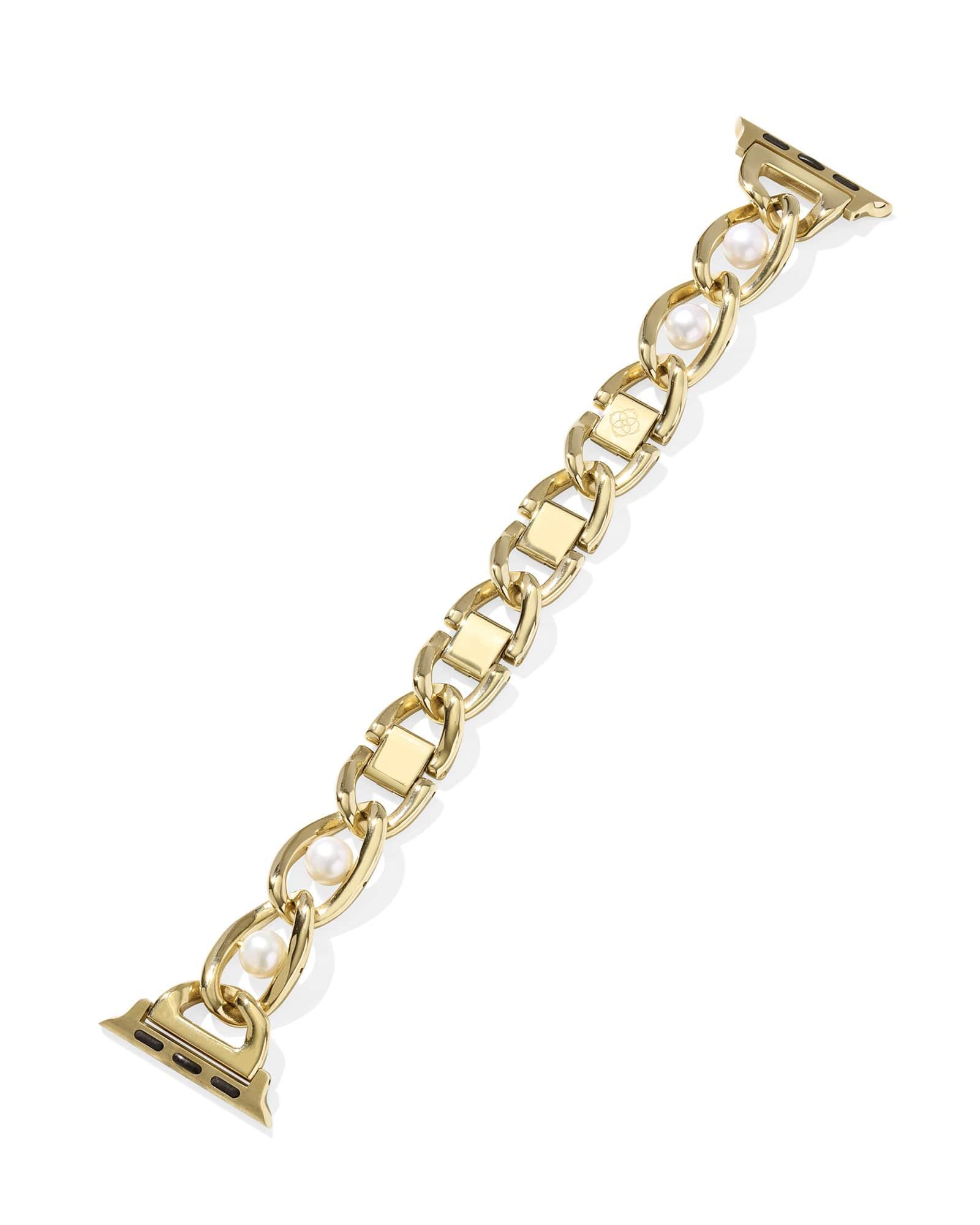 Giselle Gold Tone Stainless Steel Watch Band Product Image