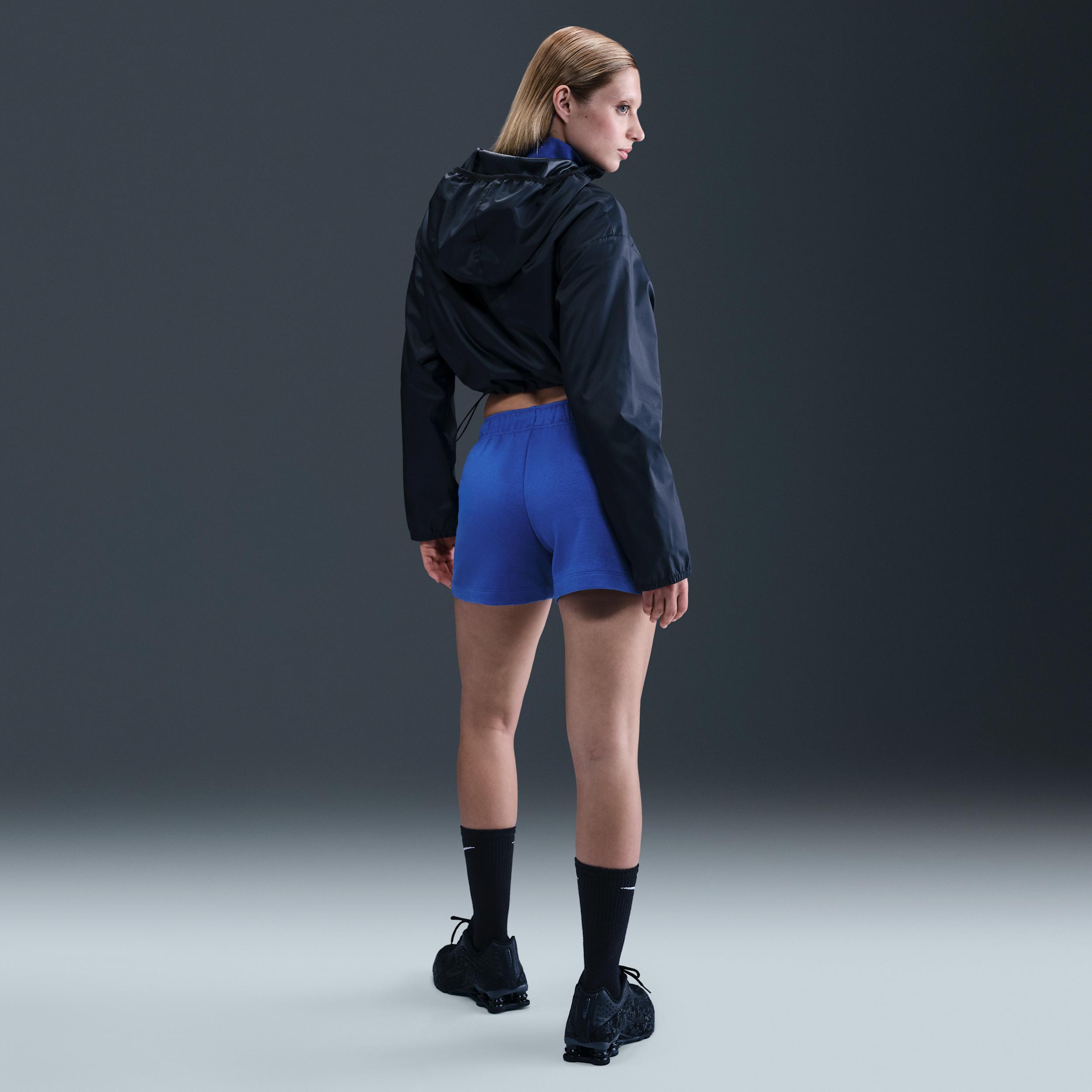 Womens Nike Sportswear Club Fleece Mid-Rise Shorts | DQ5802-480 Product Image