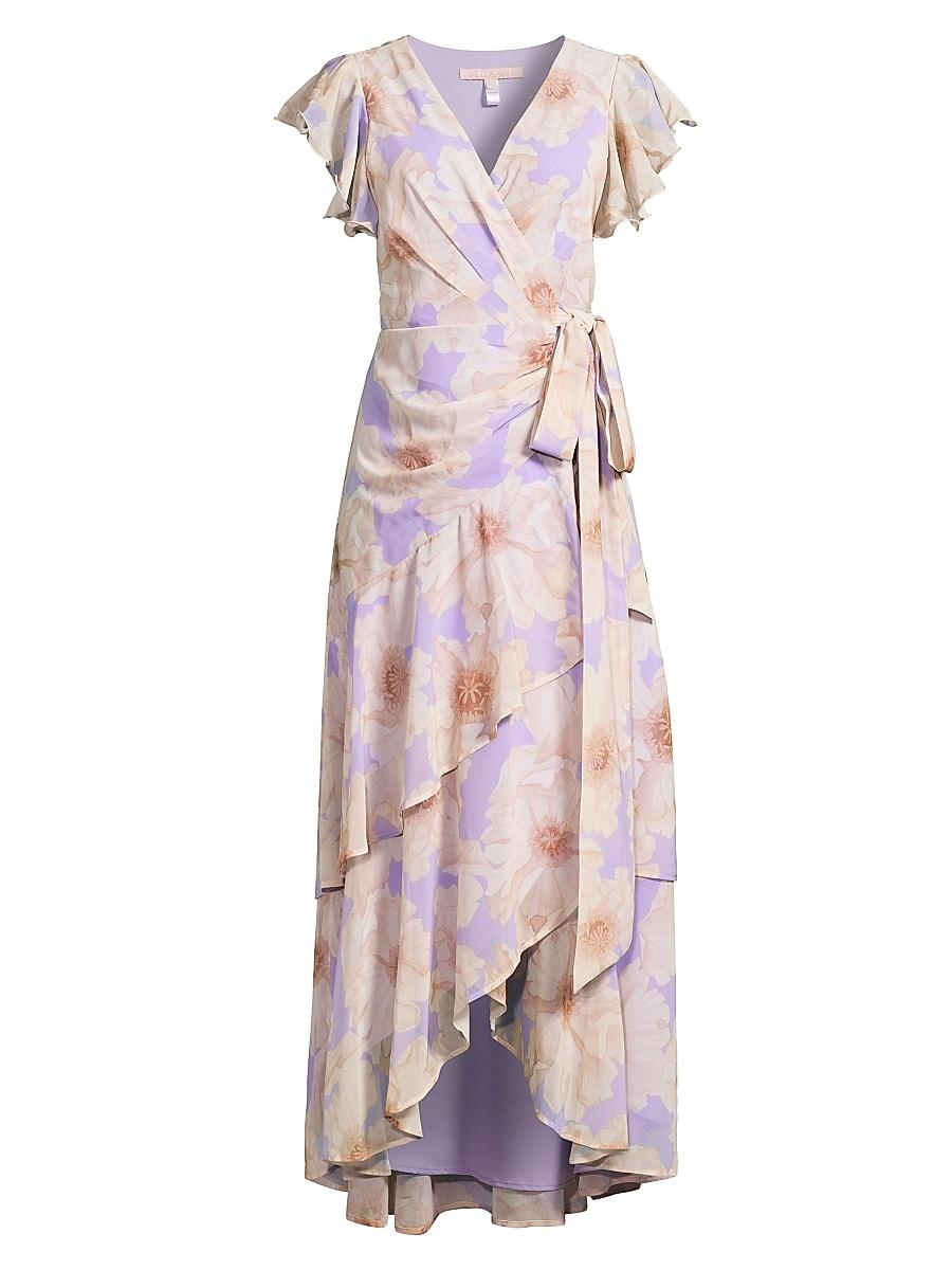 Womens Cezza Floral Wrap Dress Product Image