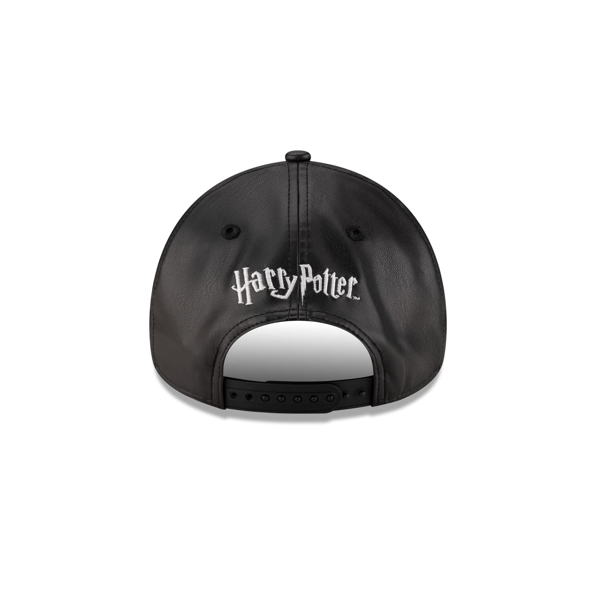 Harry Potter Dark Arts Faux Leather 9FORTY A-Frame Snapback Hat Male Product Image
