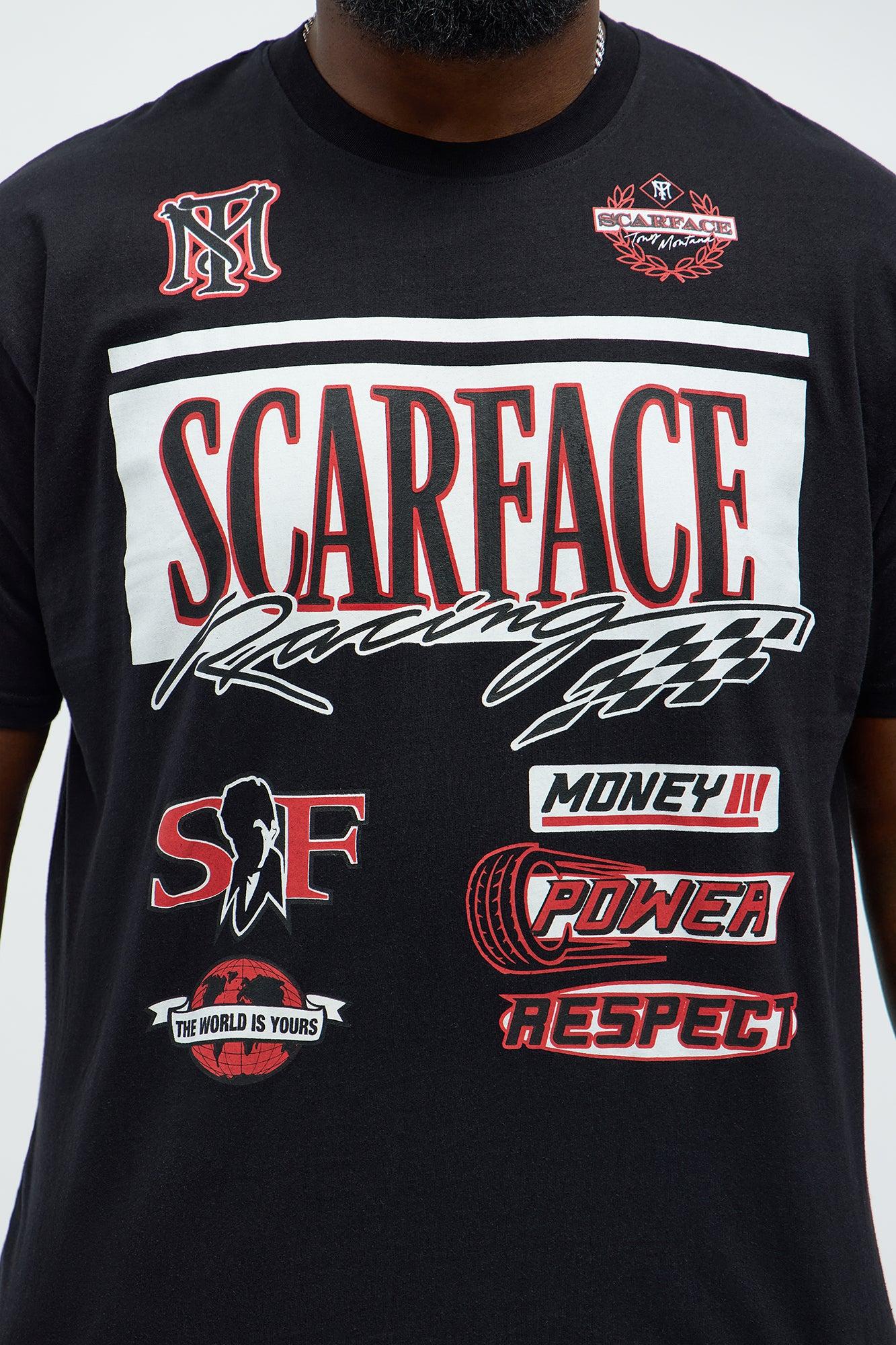 Scarface Racing Short Sleeve Tee - Black Product Image