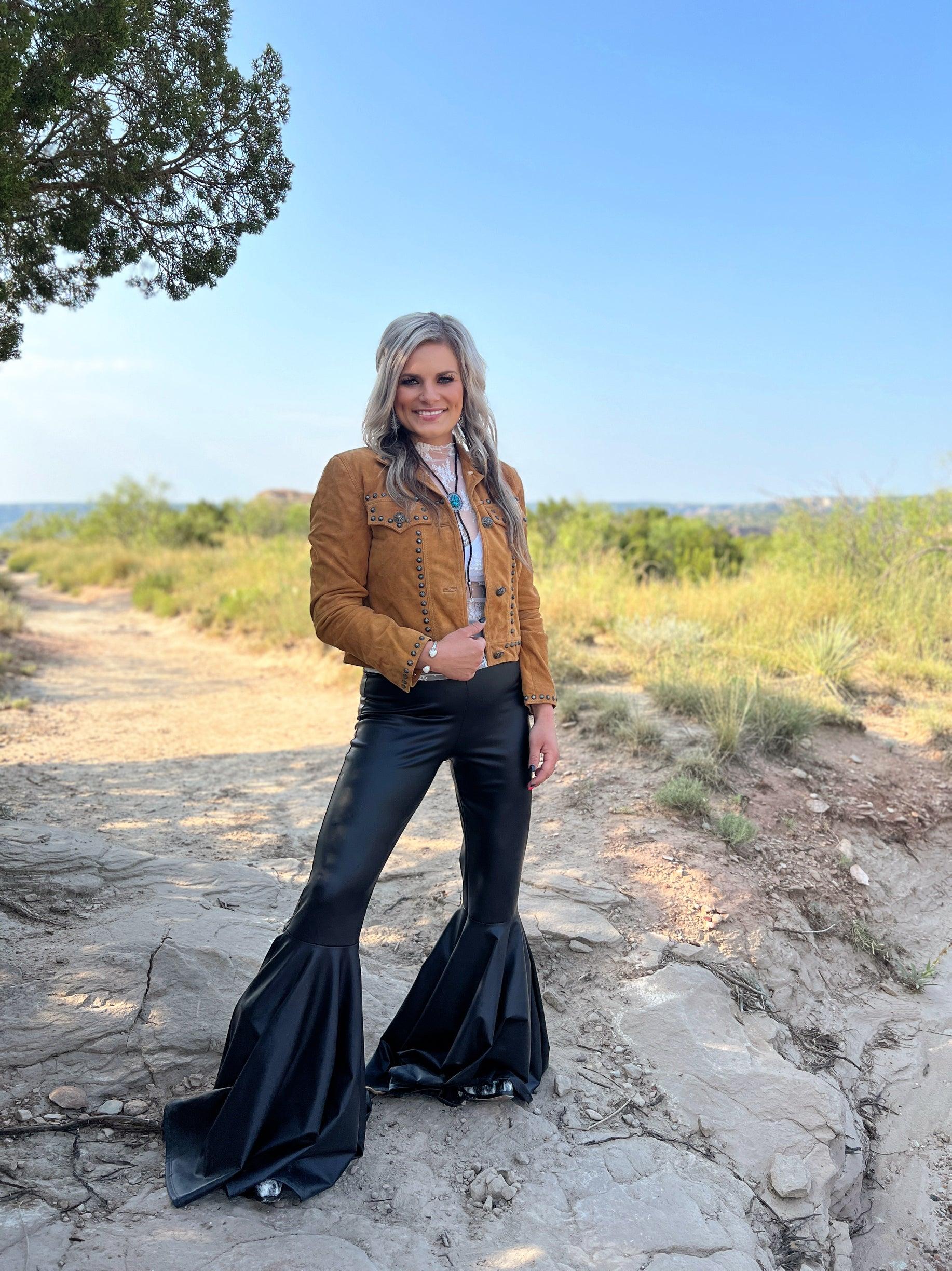 It's Getting Dangerous Studded Leather Jacket - Mustard* Product Image