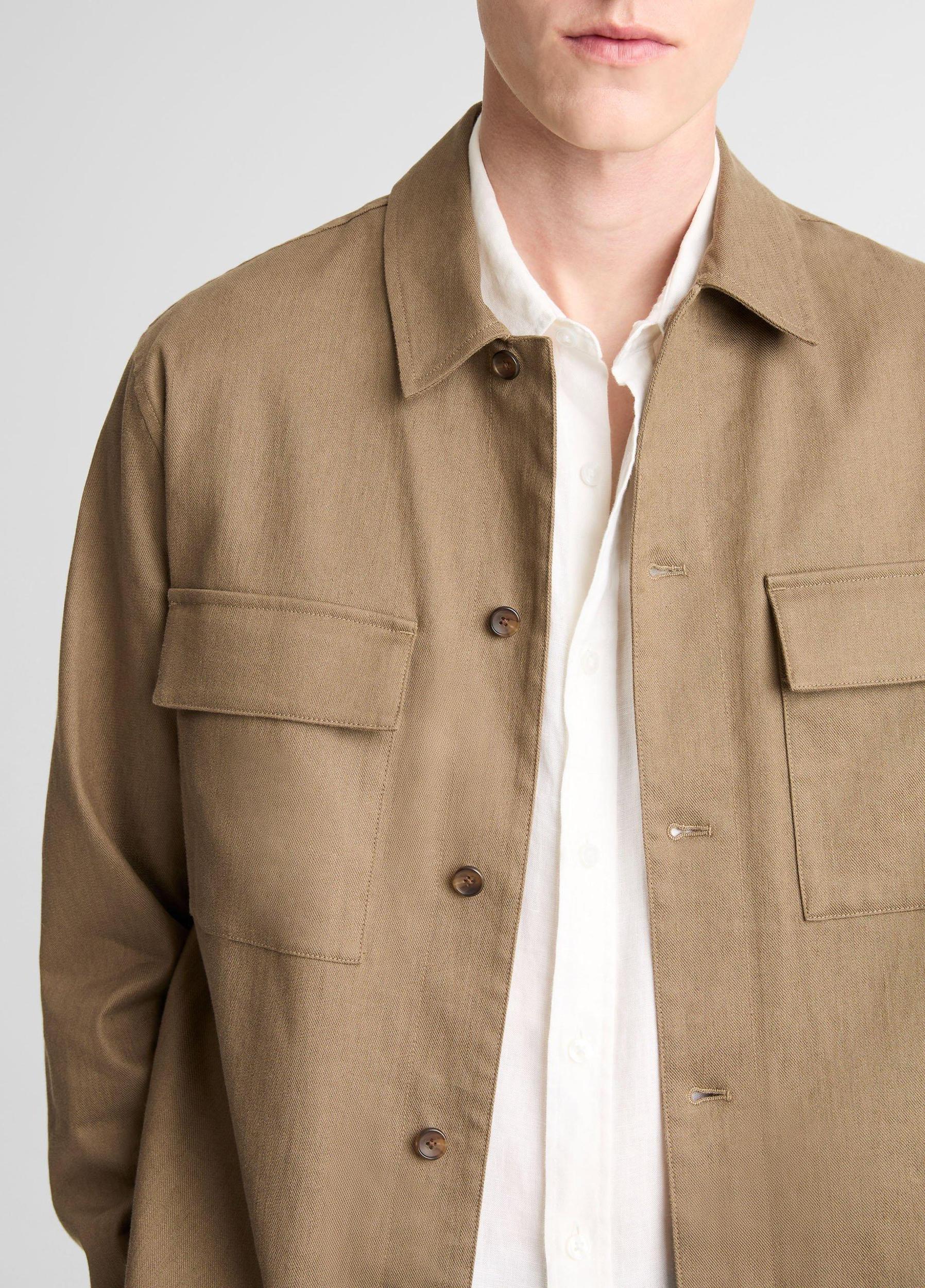 Italian Linen-Cotton Chore Coat Product Image