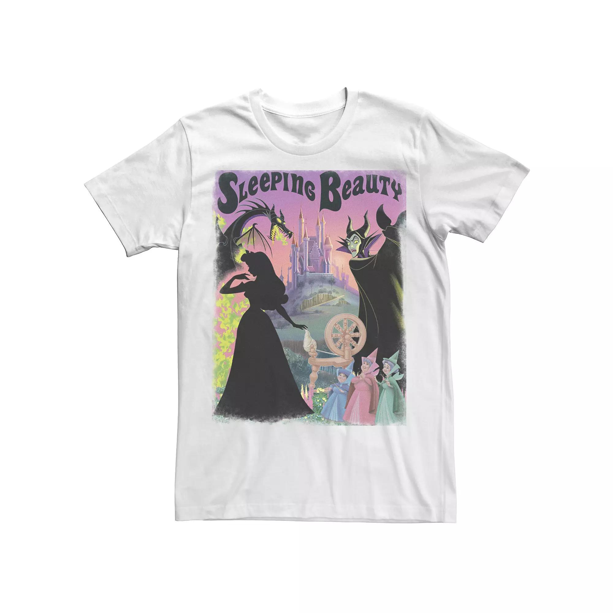 Disney's Sleeping Beauty Aurora Maleficent Men's Poster Tee,  Product Image