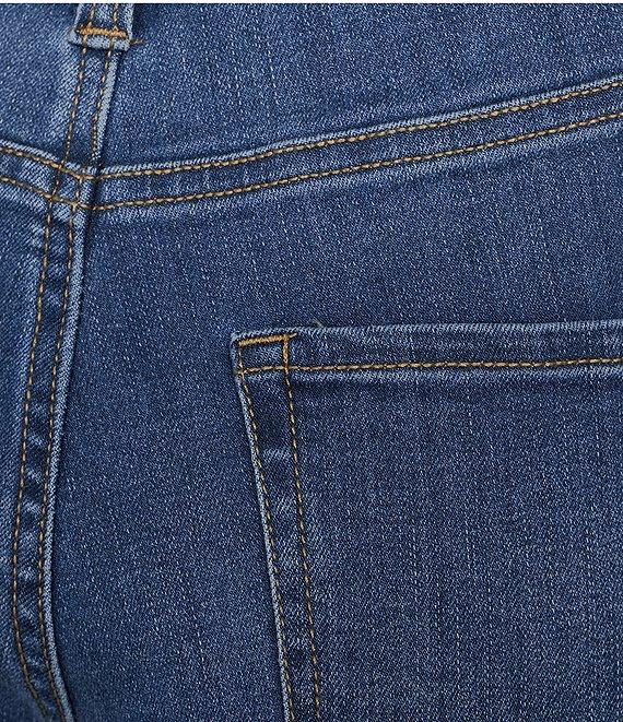Nurture Mid Rise Embroidered Straight Leg Ankle Length Jeans Product Image