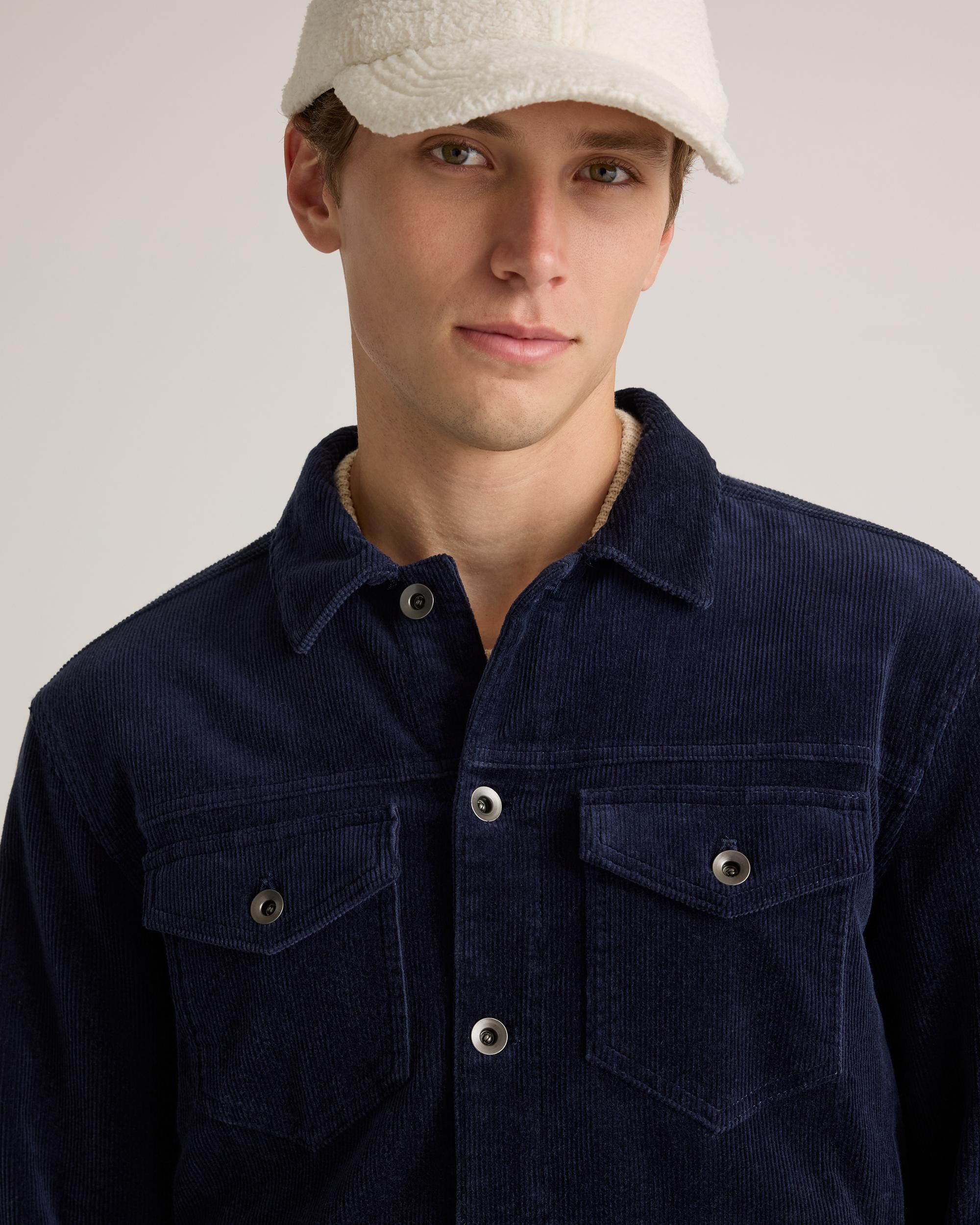 Quince | Men's Organic Stretch Corduroy Trucker Jacket Organic Cotton Product Image