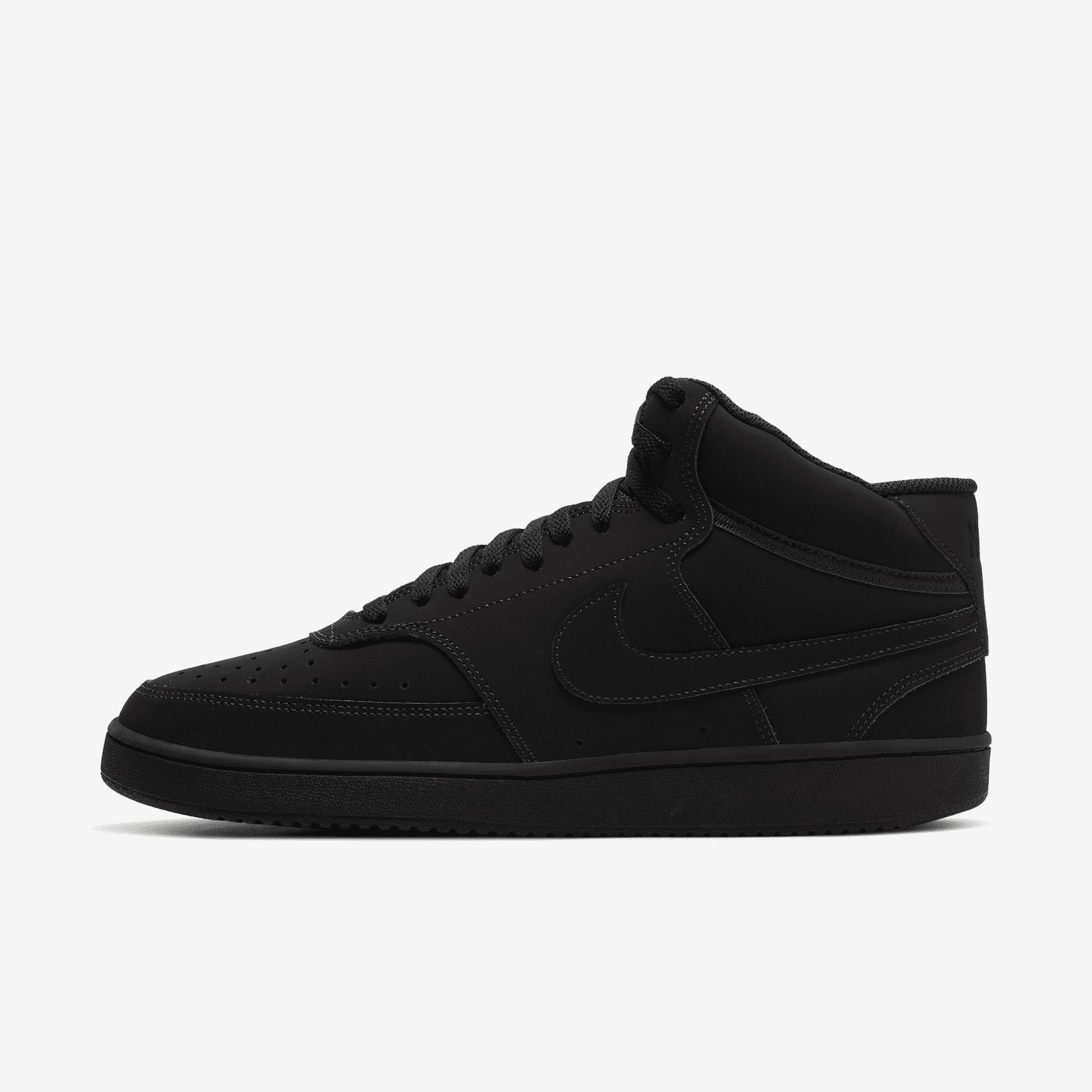 Nike Mens Court Vision Mid Shoes | CU6620-001 Product Image