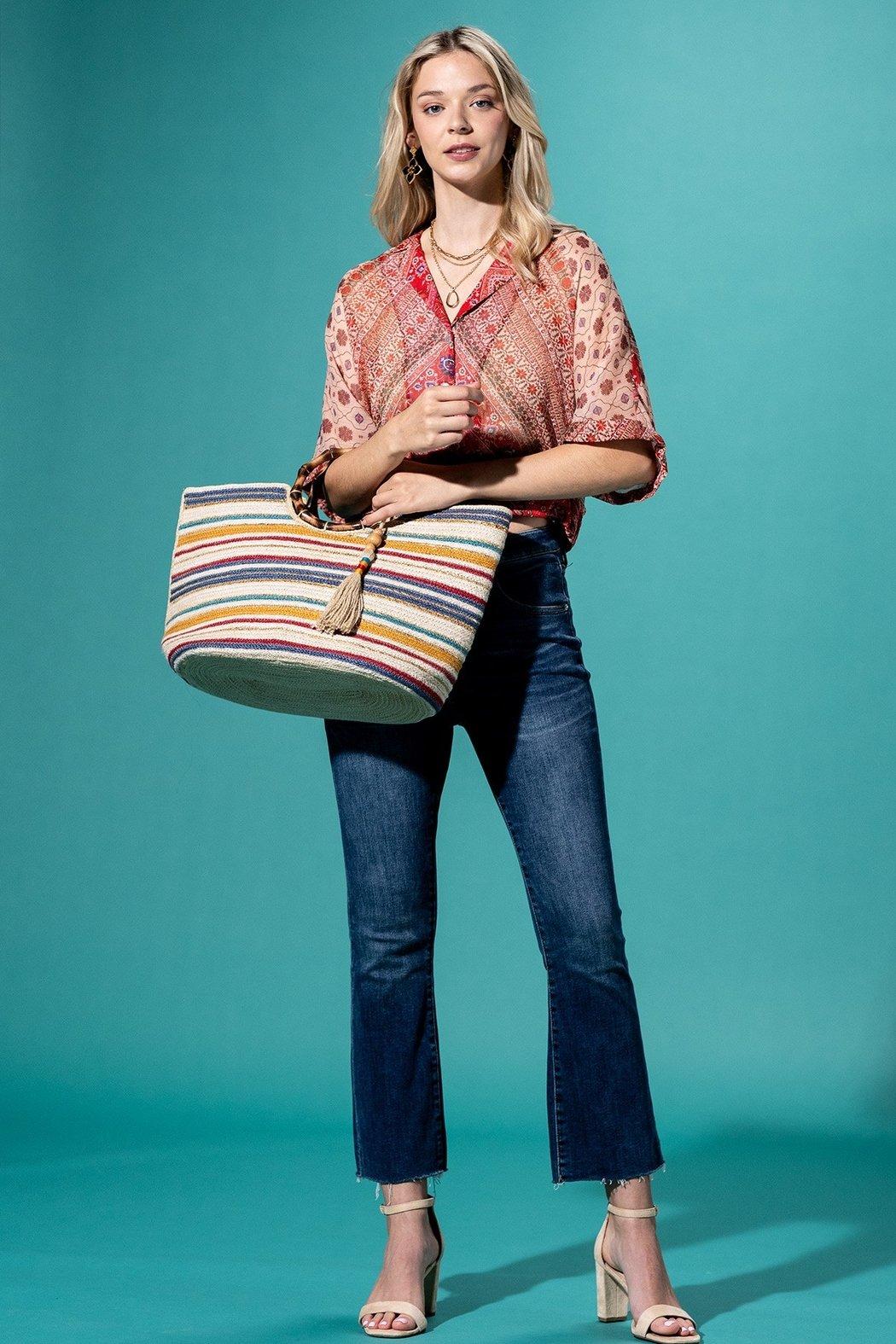 Bamboo Jute Bag Product Image