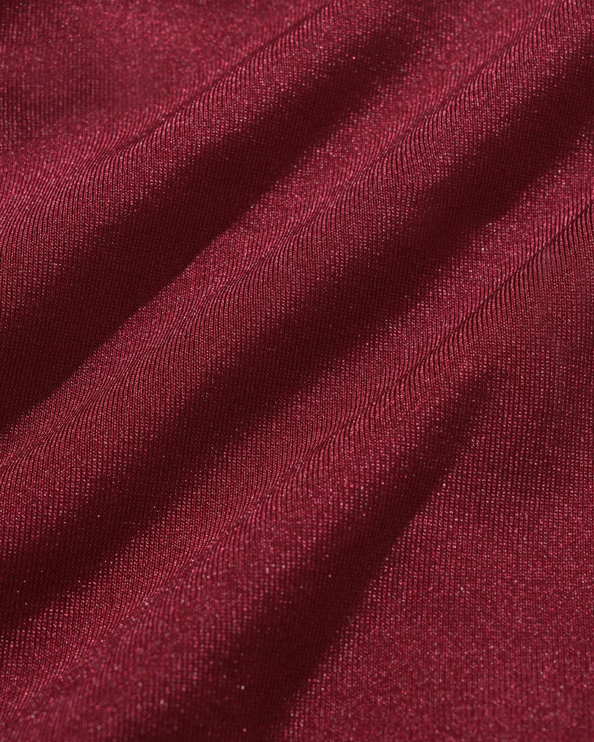 Red Triangle Drawstring Bikini Set Product Image