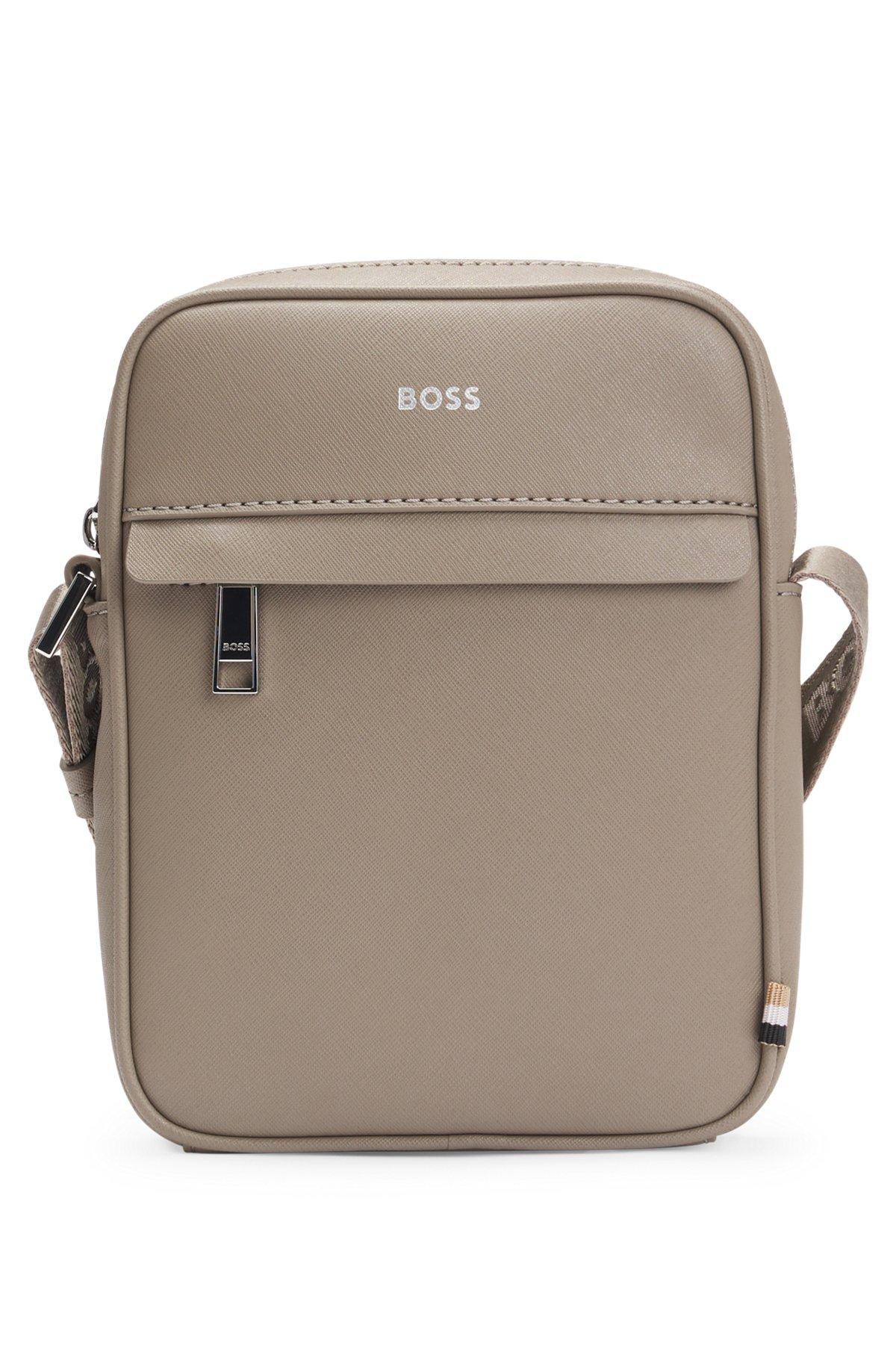 Reporter bag with logo detail and signature stripe Product Image