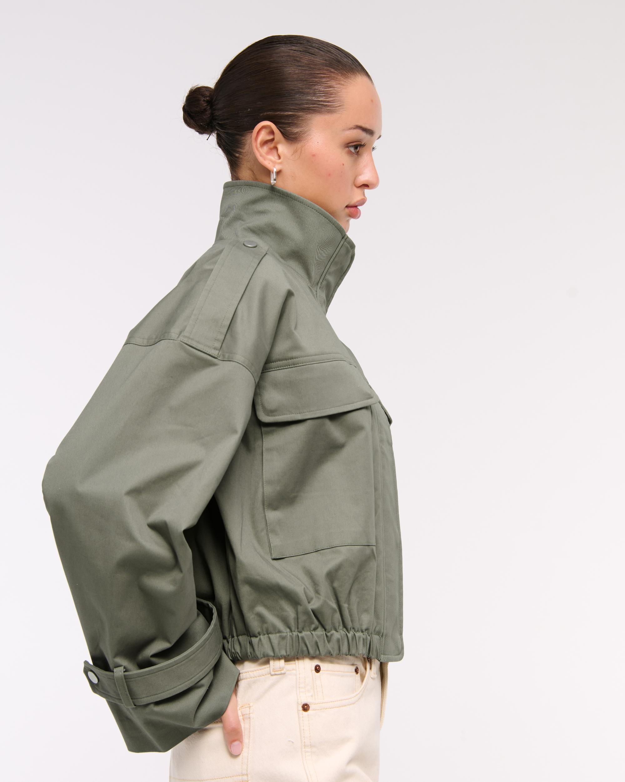 Lightweight Cinched Utility Jacket Product Image