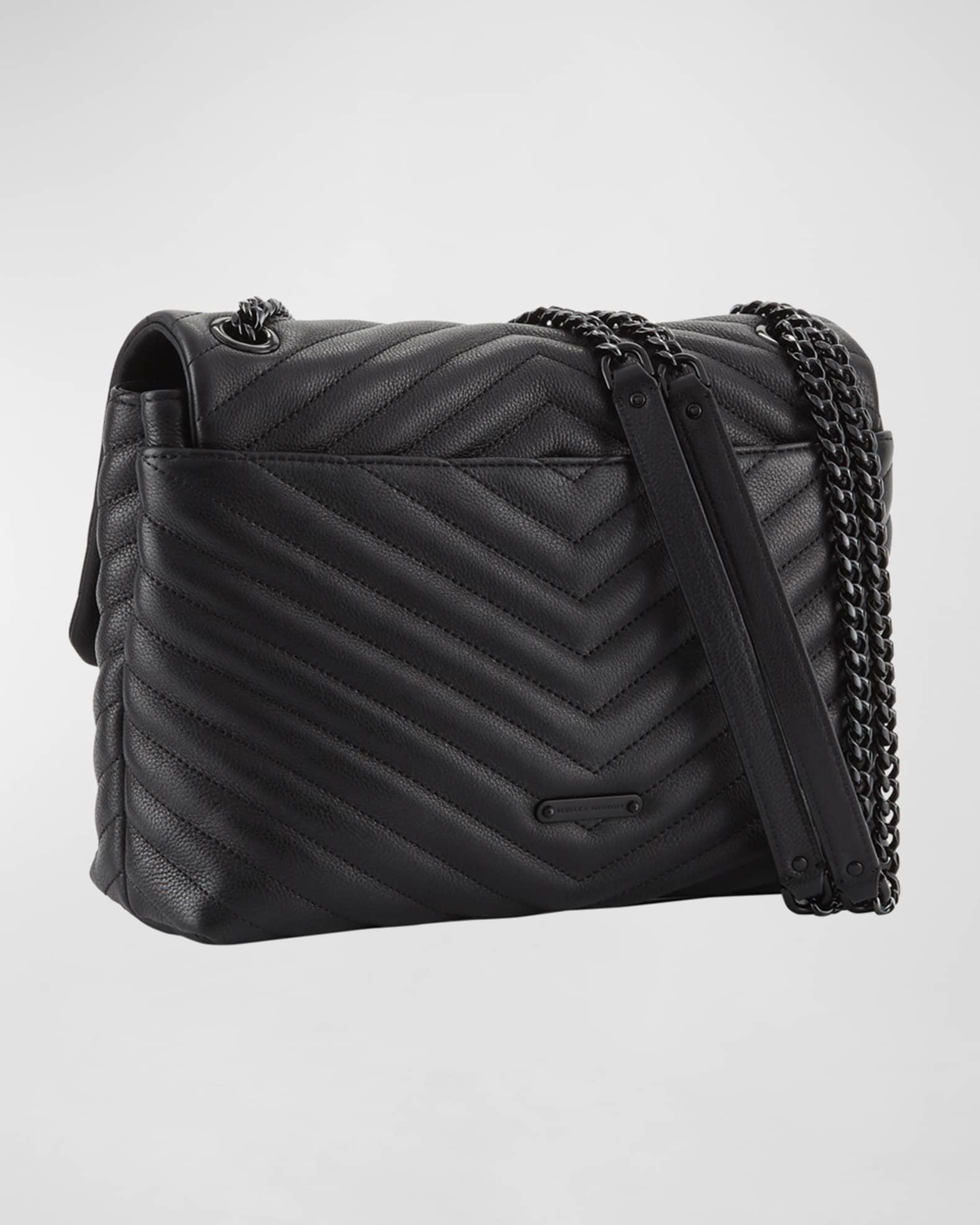 Edie Quilted Leather Flap Shoulder Bag Product Image
