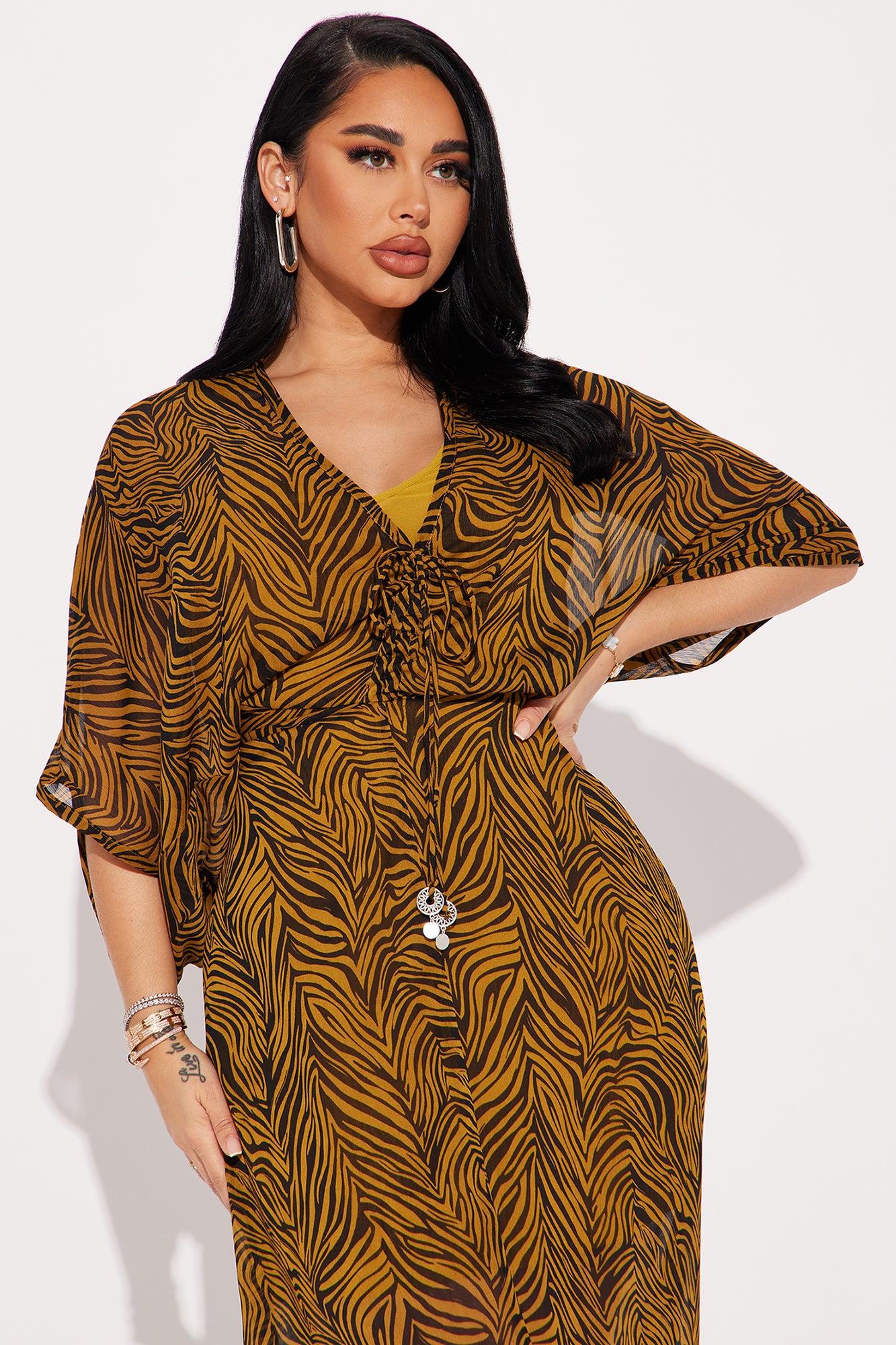 Iris Kaftan Maxi Dress - Yellow/combo Product Image