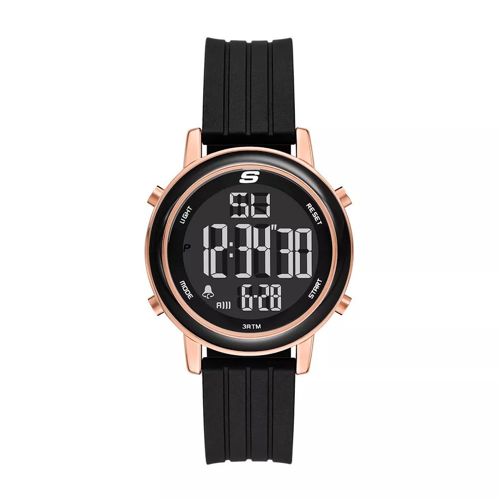 Skechers® Women's Westport Black Digital Watch, Size: 40 mm Product Image