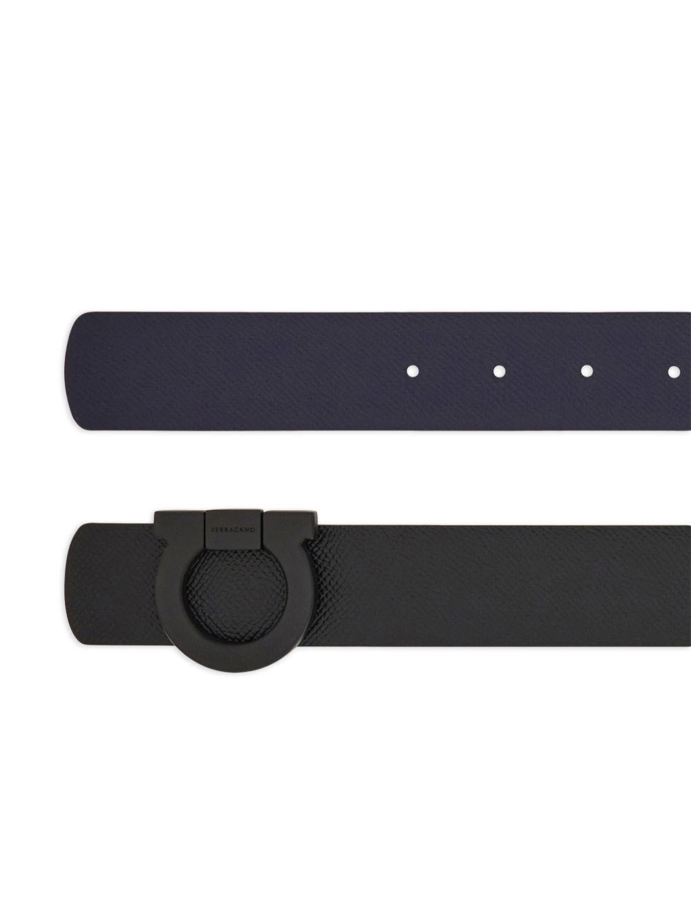 Gancini leather belt Product Image
