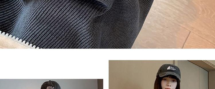 Maternity High Rise Plain Fleece-Lined Loose Fit Pants Product Image